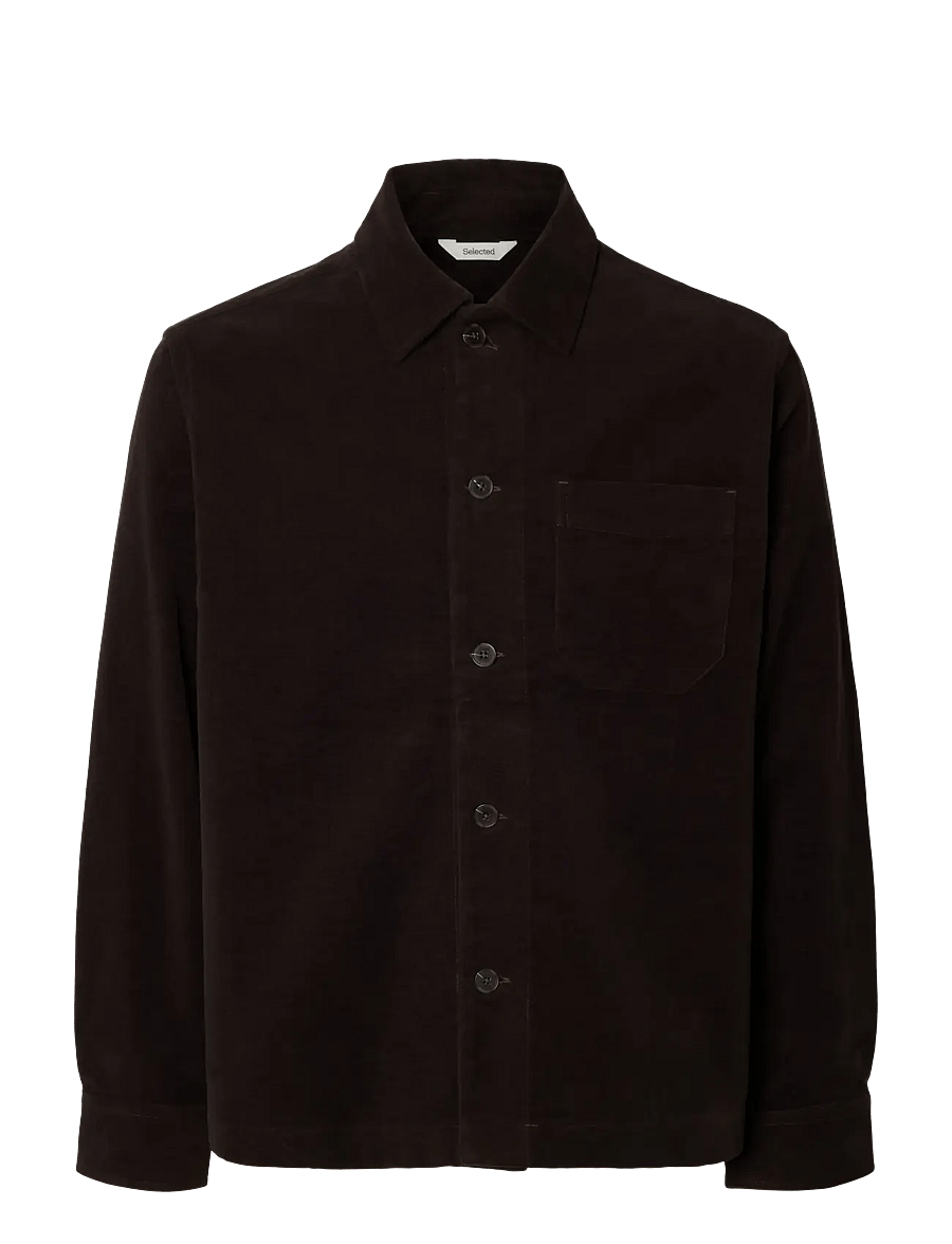 Selected - SLMOTTO KT DUCA MOLESKIN OVERSHIRT - Überhemden - delicioso - 1