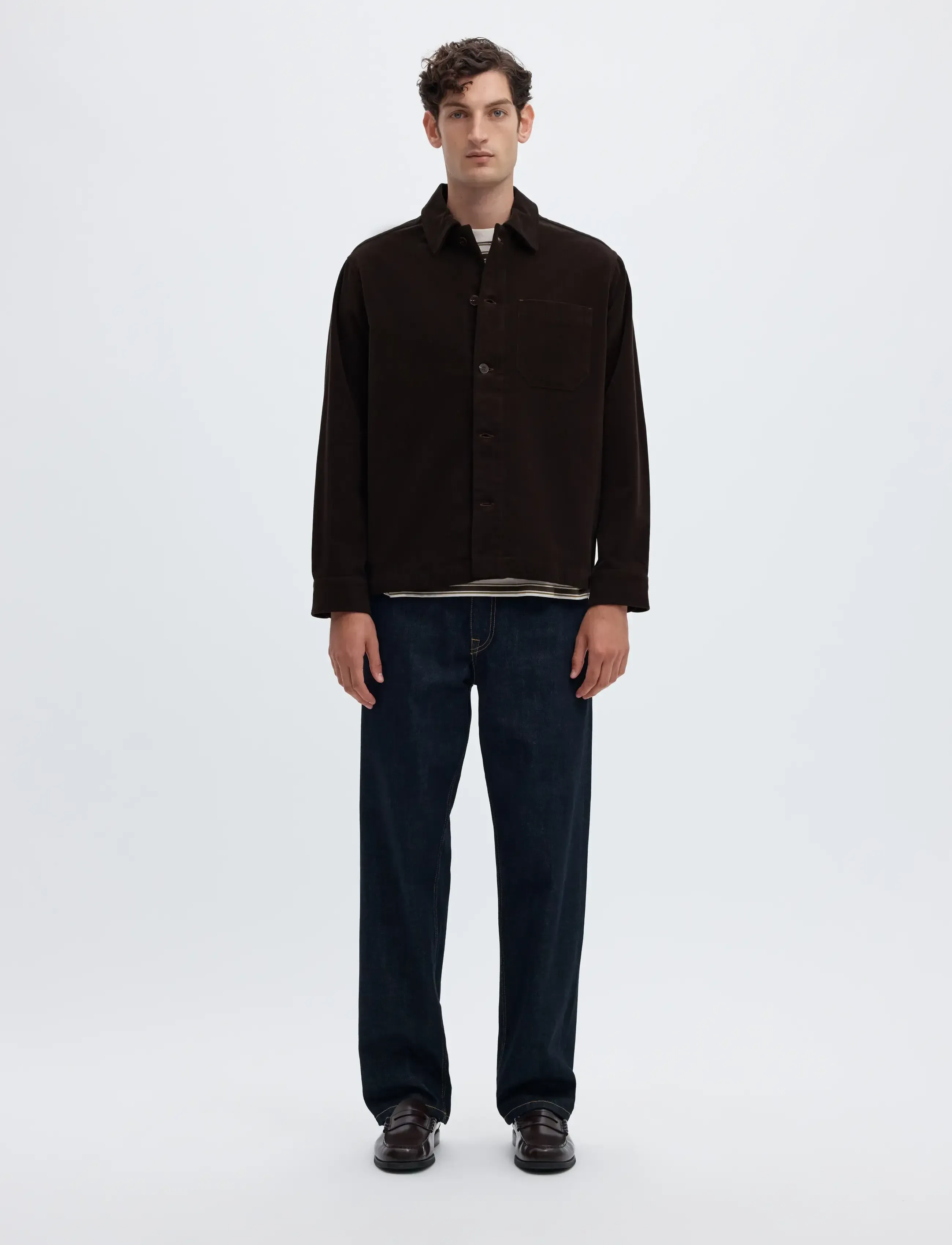 Selected - SLMOTTO KT DUCA MOLESKIN OVERSHIRT - Überhemden - delicioso - 3