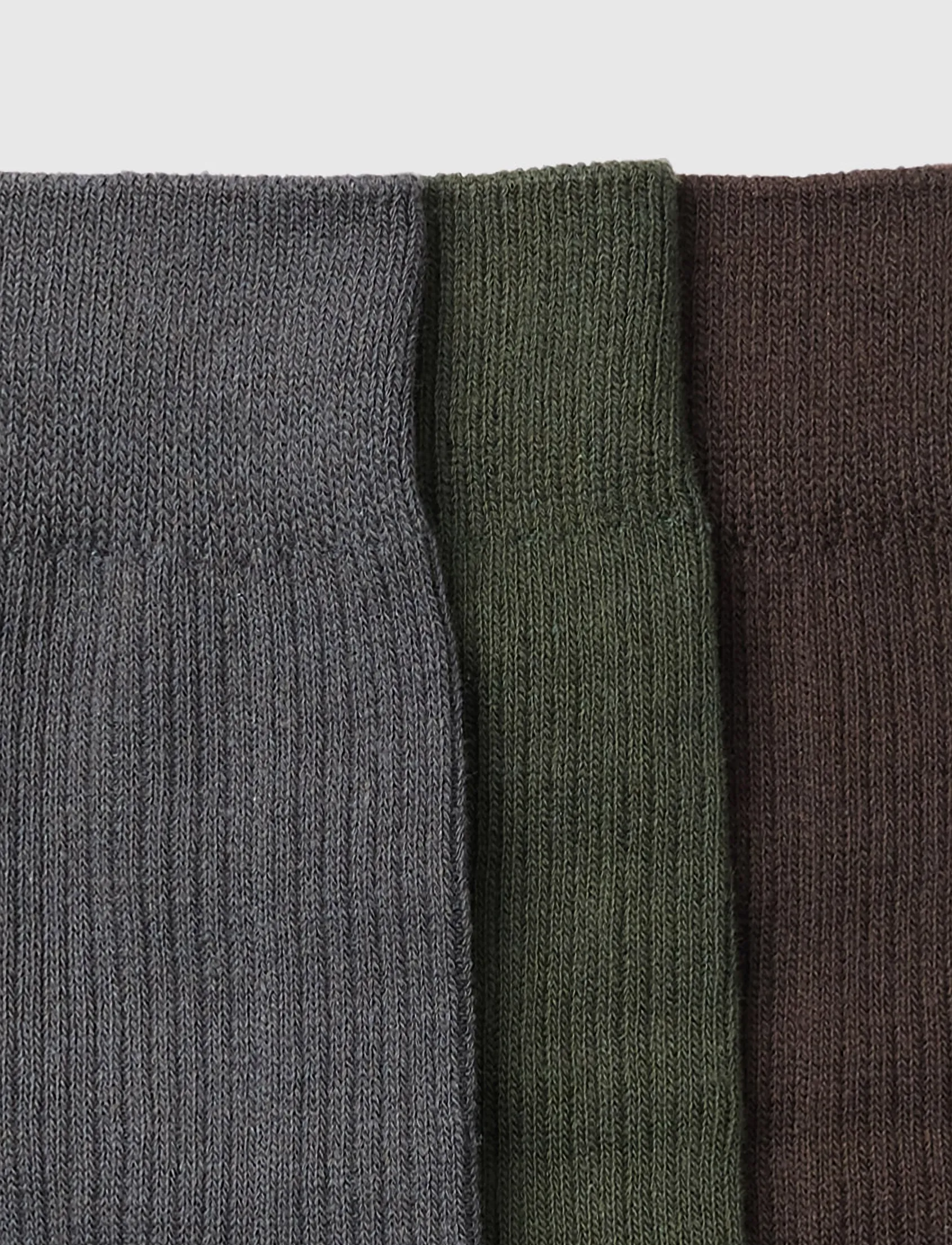 Selected - SLMKAI 3-PACK GIFTBOX - crew socks - forest night - 2