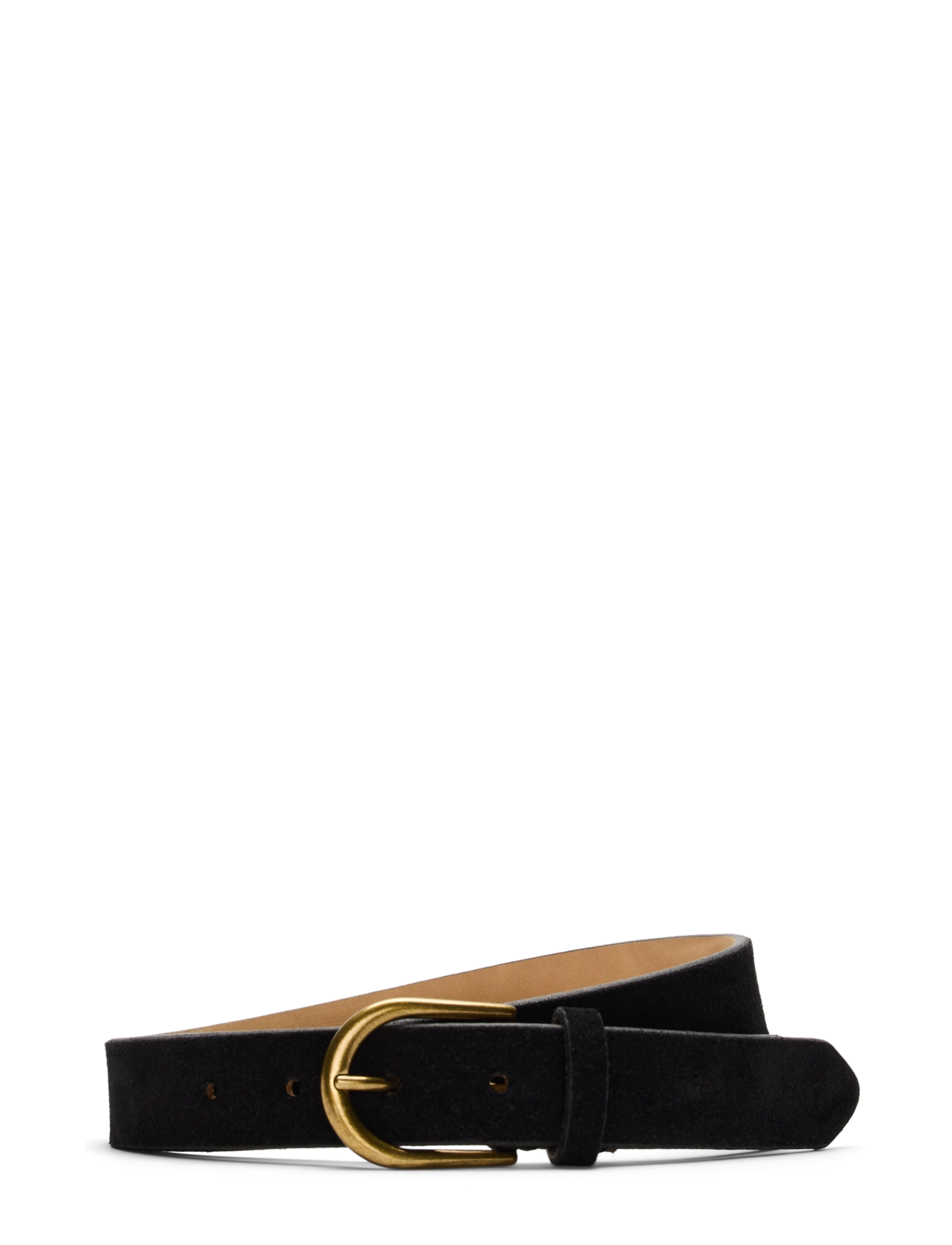 Selected - SLMCALLE SUEDE BELT - klassische gürtel - black - 1