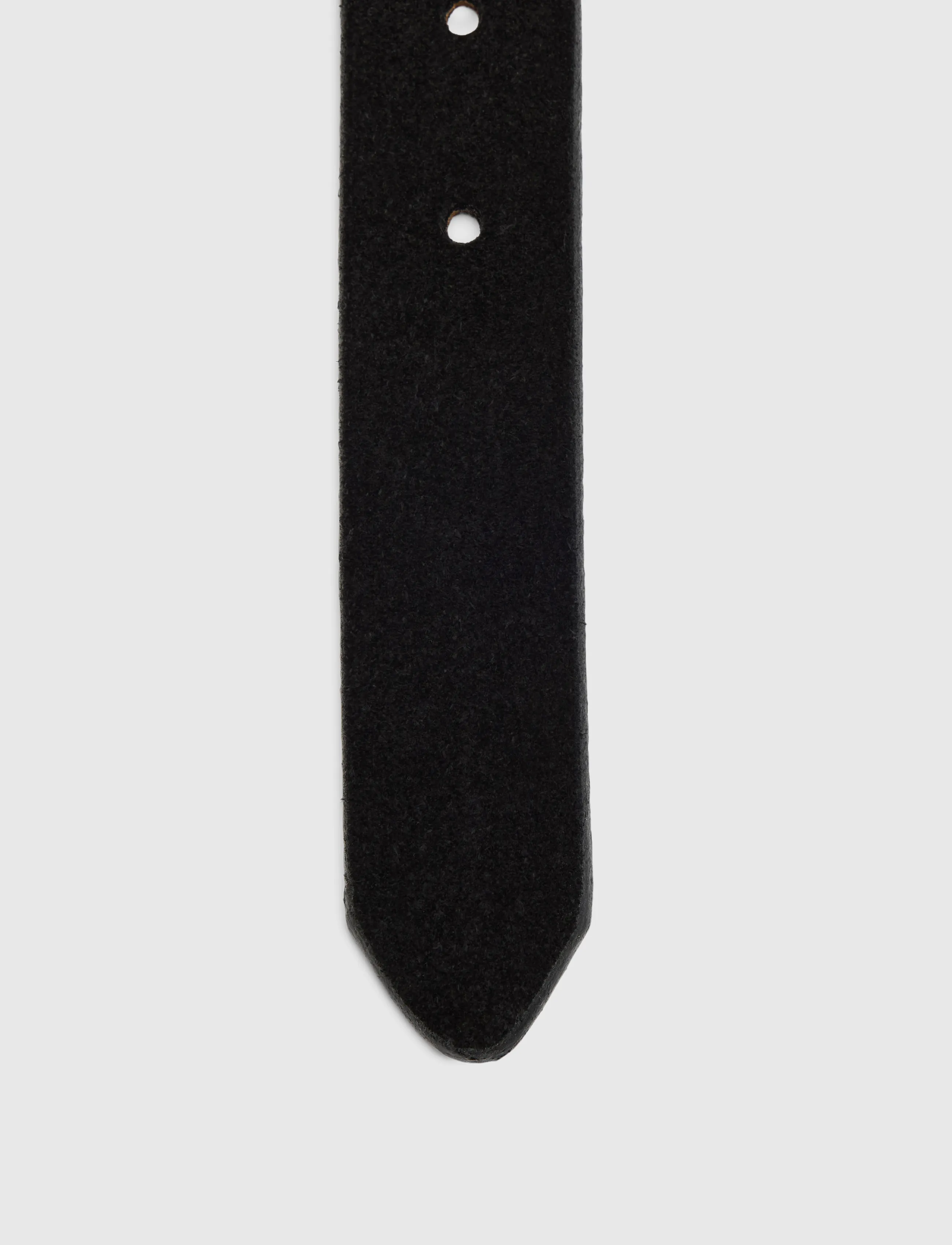Selected - SLMCALLE SUEDE BELT - klassische gürtel - black - 2