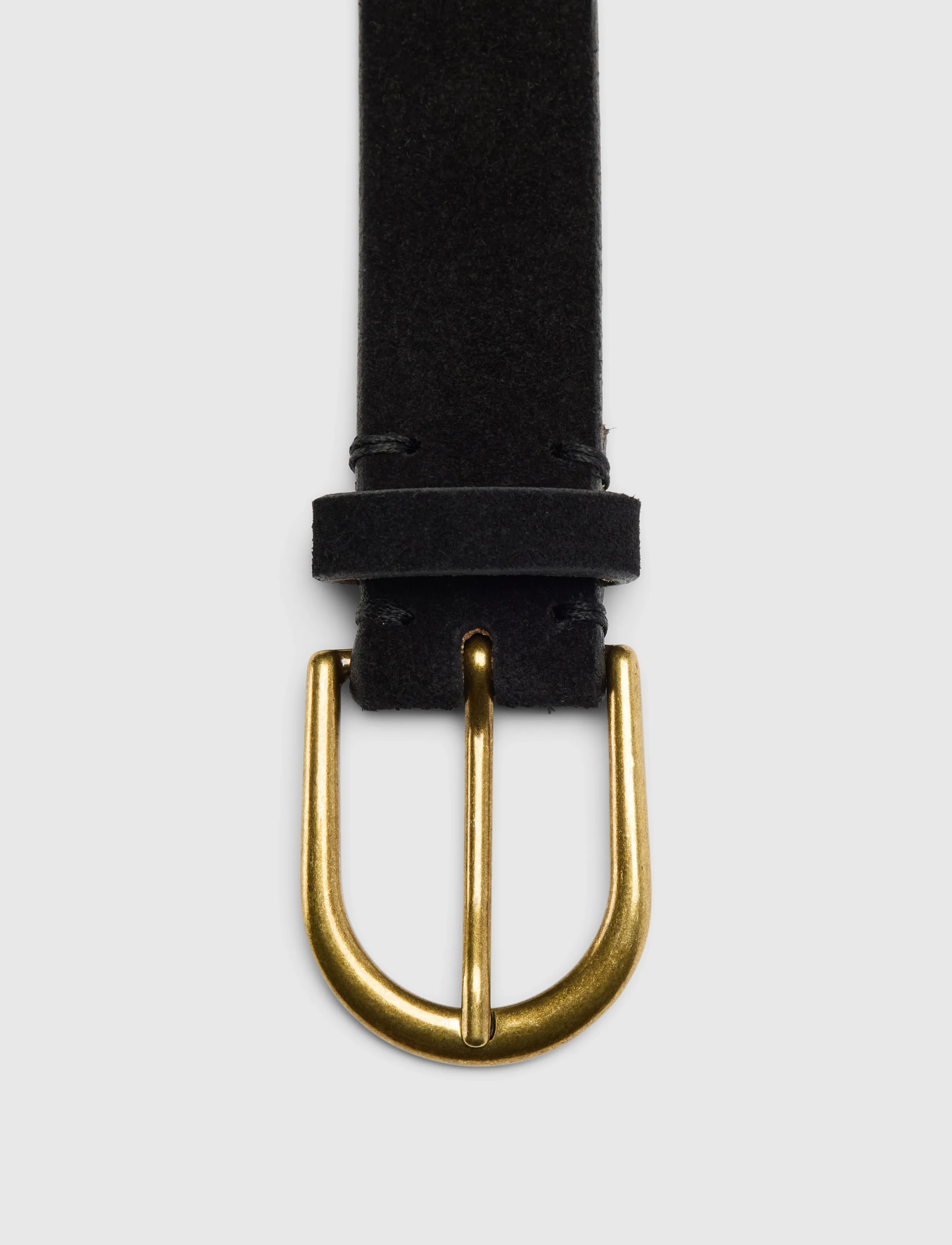 Selected - SLMCALLE SUEDE BELT - klassische gürtel - black - 3