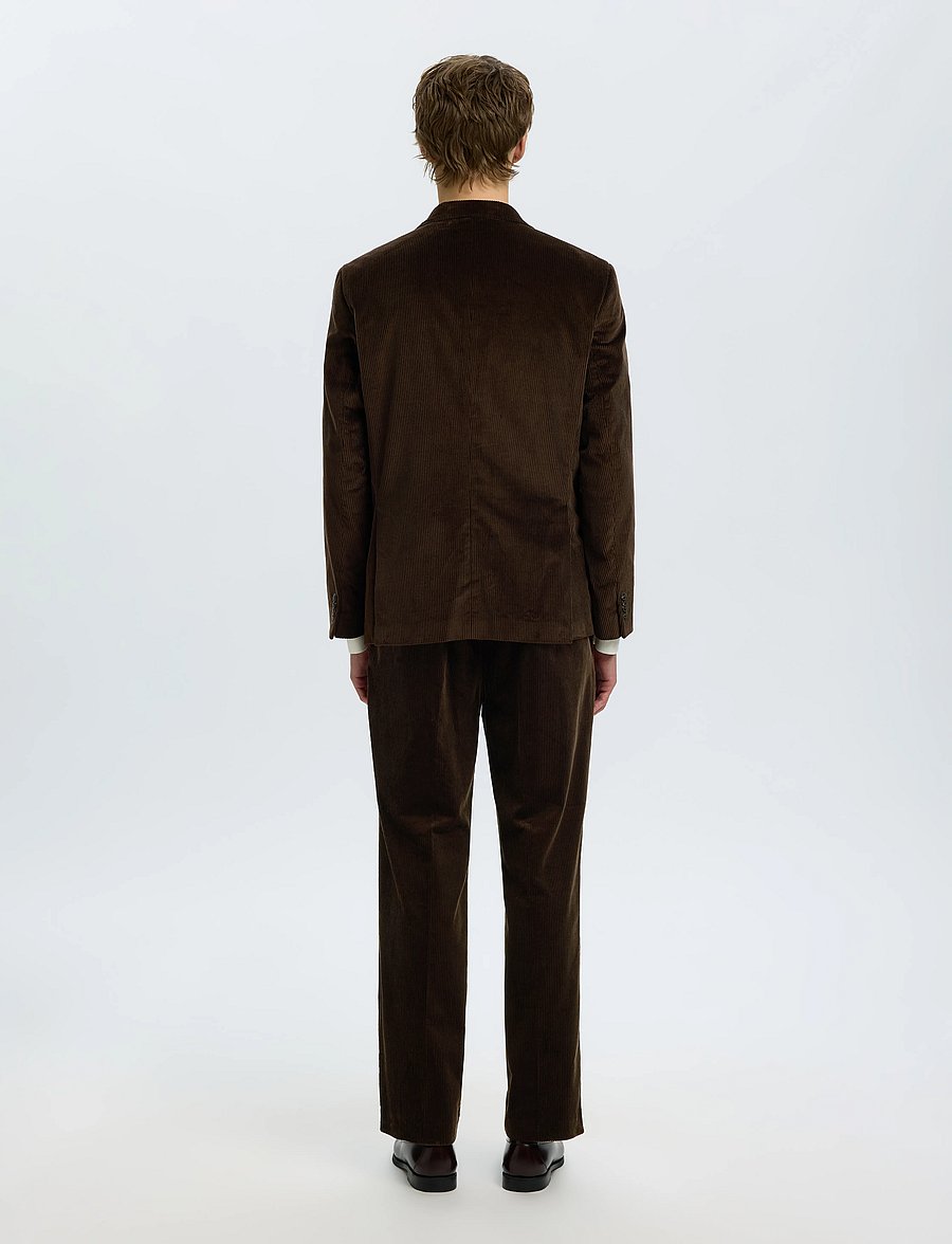 Selected - SLMREG-ENZO DUCA-CORDUROY BLZ - delicioso - 2