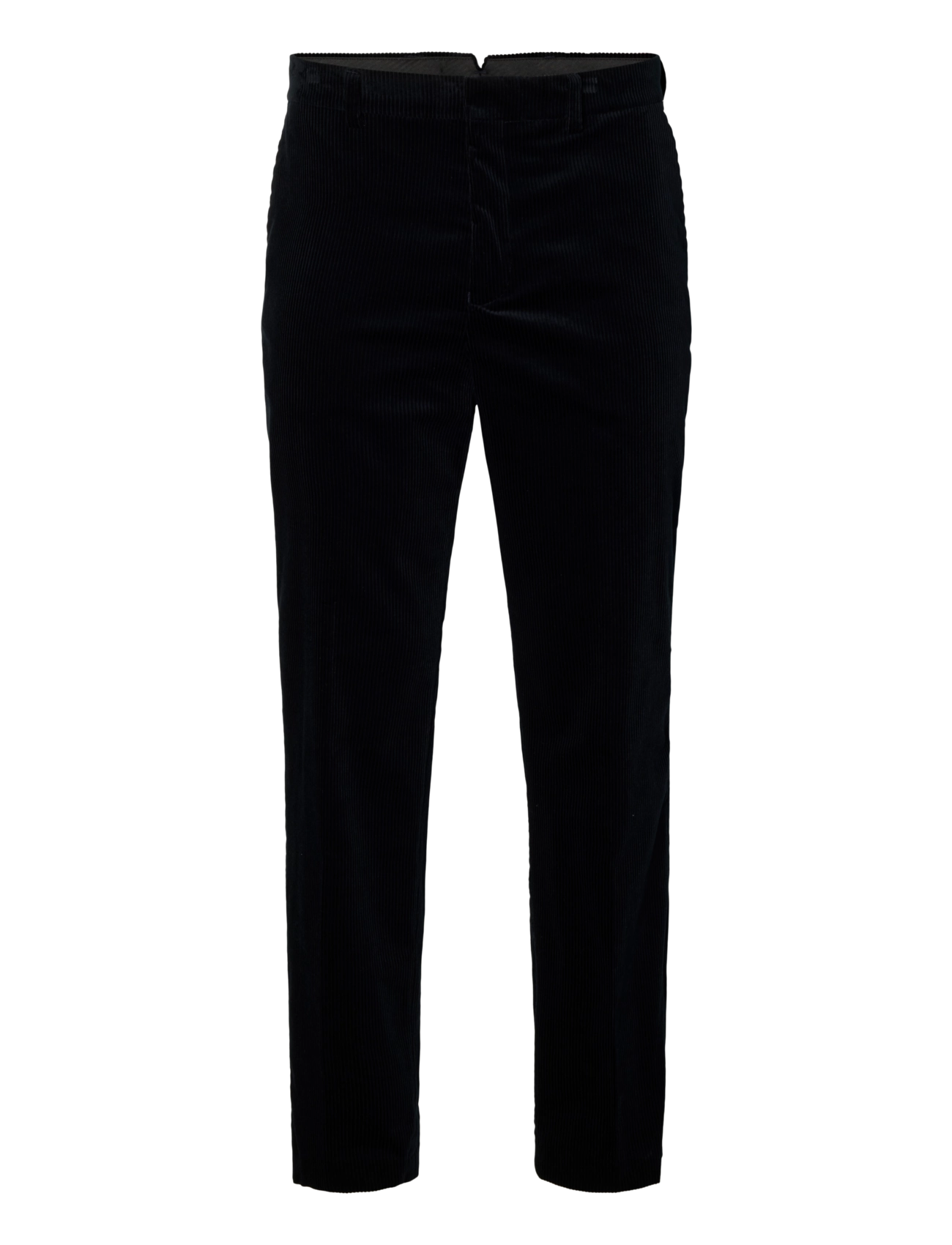 Selected - SLMREG-ENZO DUCA-CORDUROY TRS - kostymbyxor - dark navy - 1