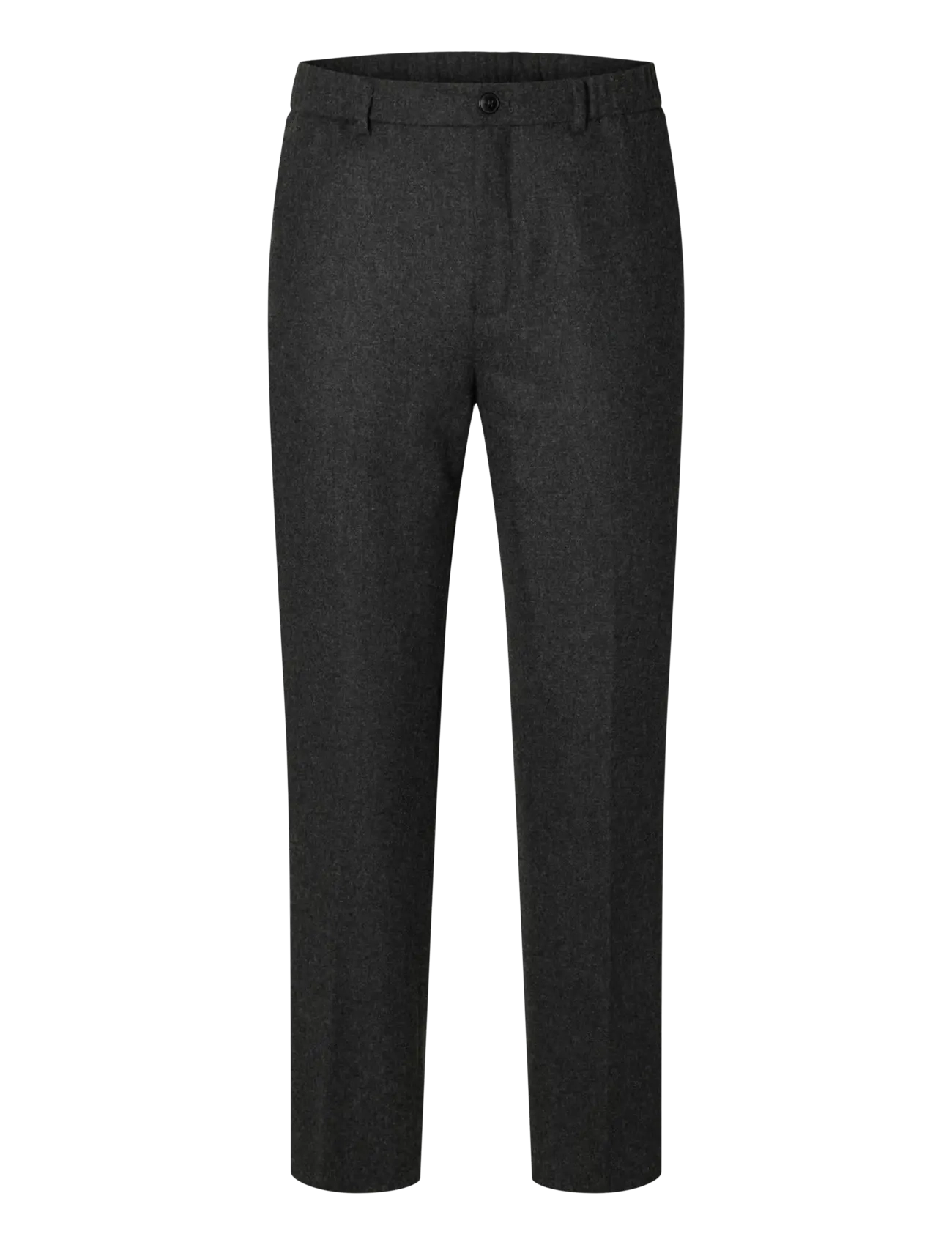 Selected SLMREG-PAOLO WOOL BLEND STRING TRS - Selected - DARK GREY / grey