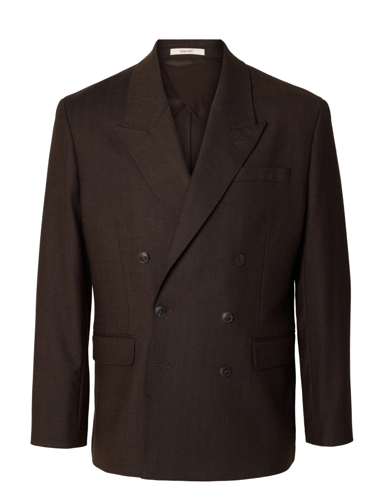 Selected - SLMRELAXED-BROOKS WOOL BLEND DB BLZ - dubbelknäppta kavajer - delicioso - 1