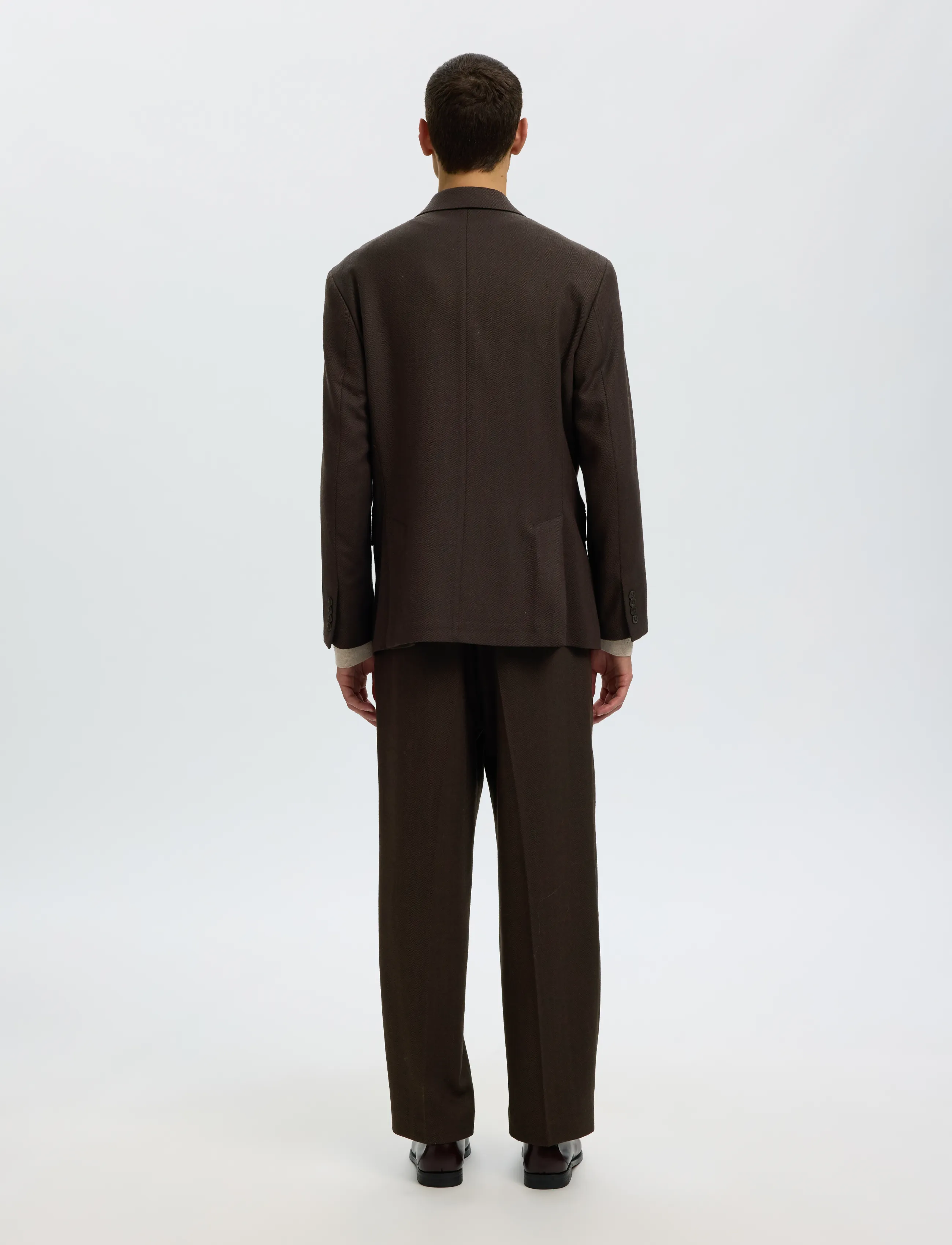 Selected - SLMRELAXED-BROOKS WOOL BLEND DB BLZ - dubbelknäppta kavajer - delicioso - 2