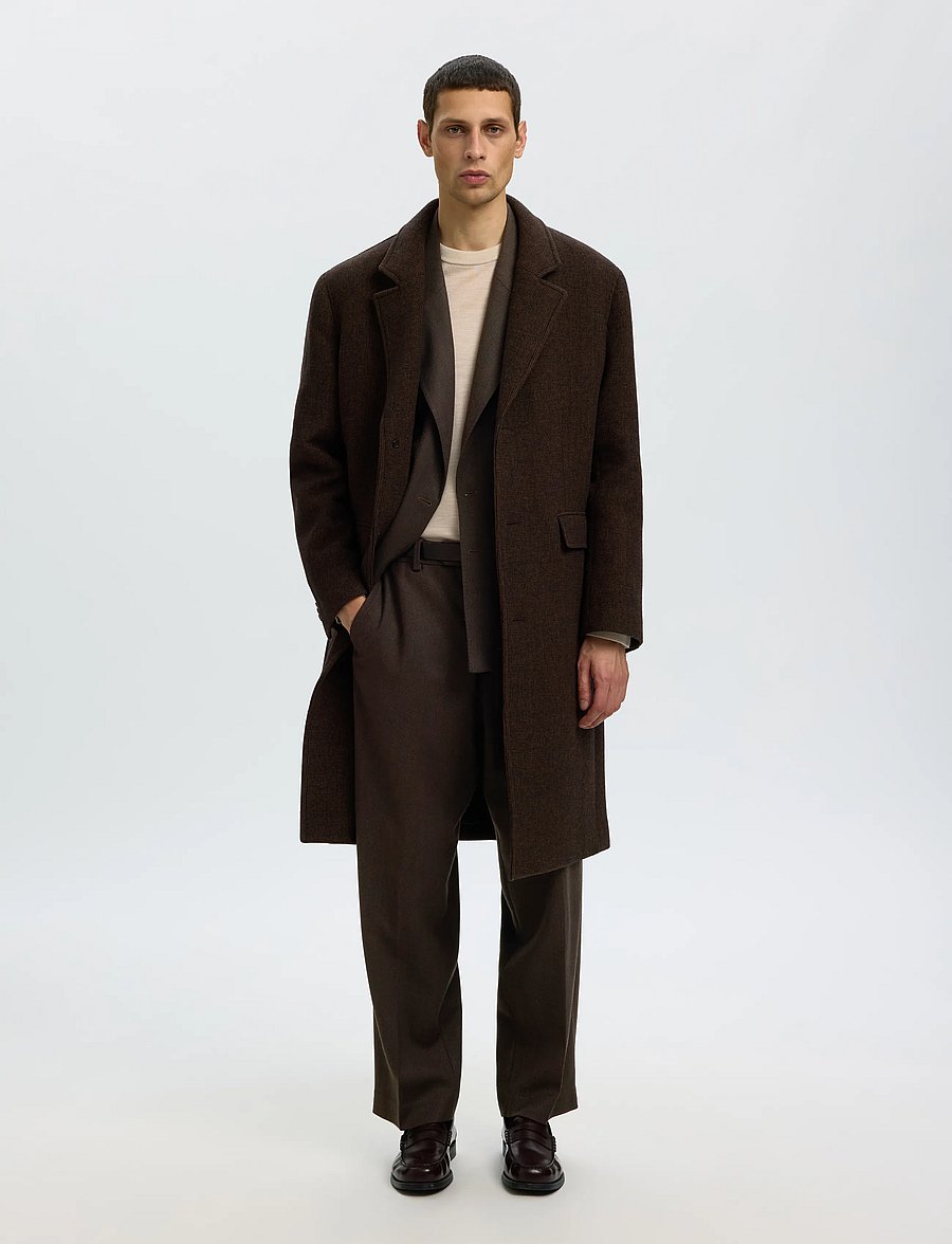 Selected - SLMRELAXED-BROOKS WOOL BLEND DB BLZ - dubbelknäppta kavajer - delicioso - 5