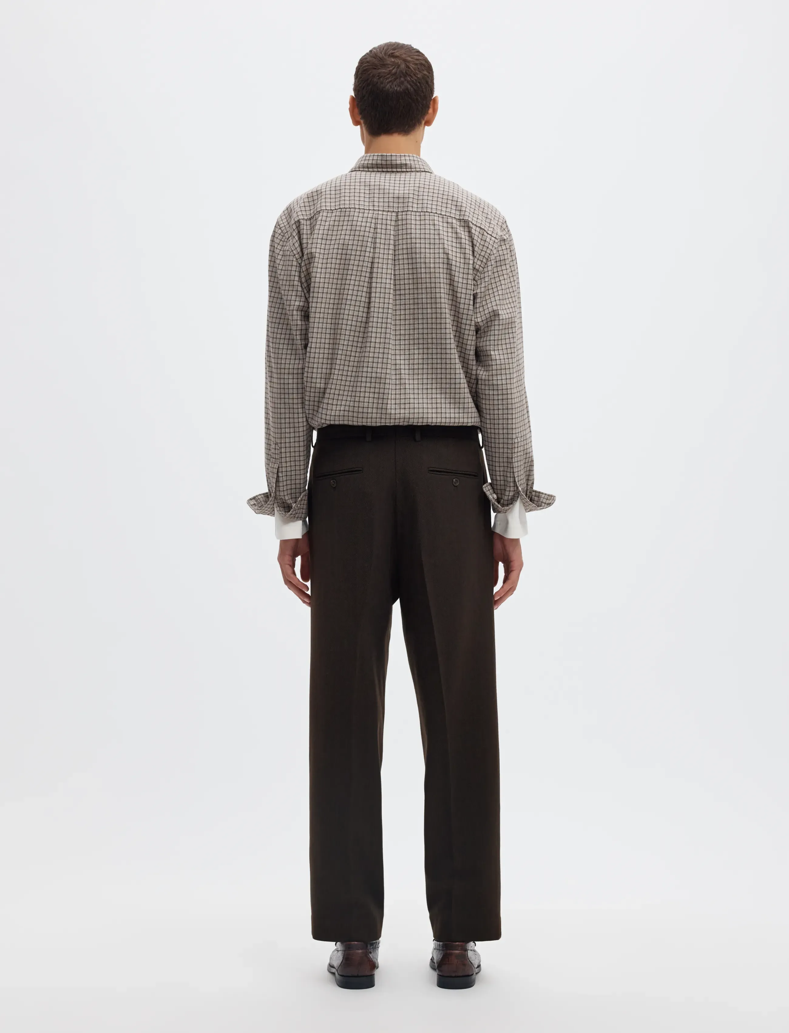 Selected - SLMRELAXED-BROOKS WOOL BLEND TRS - delicioso - 2