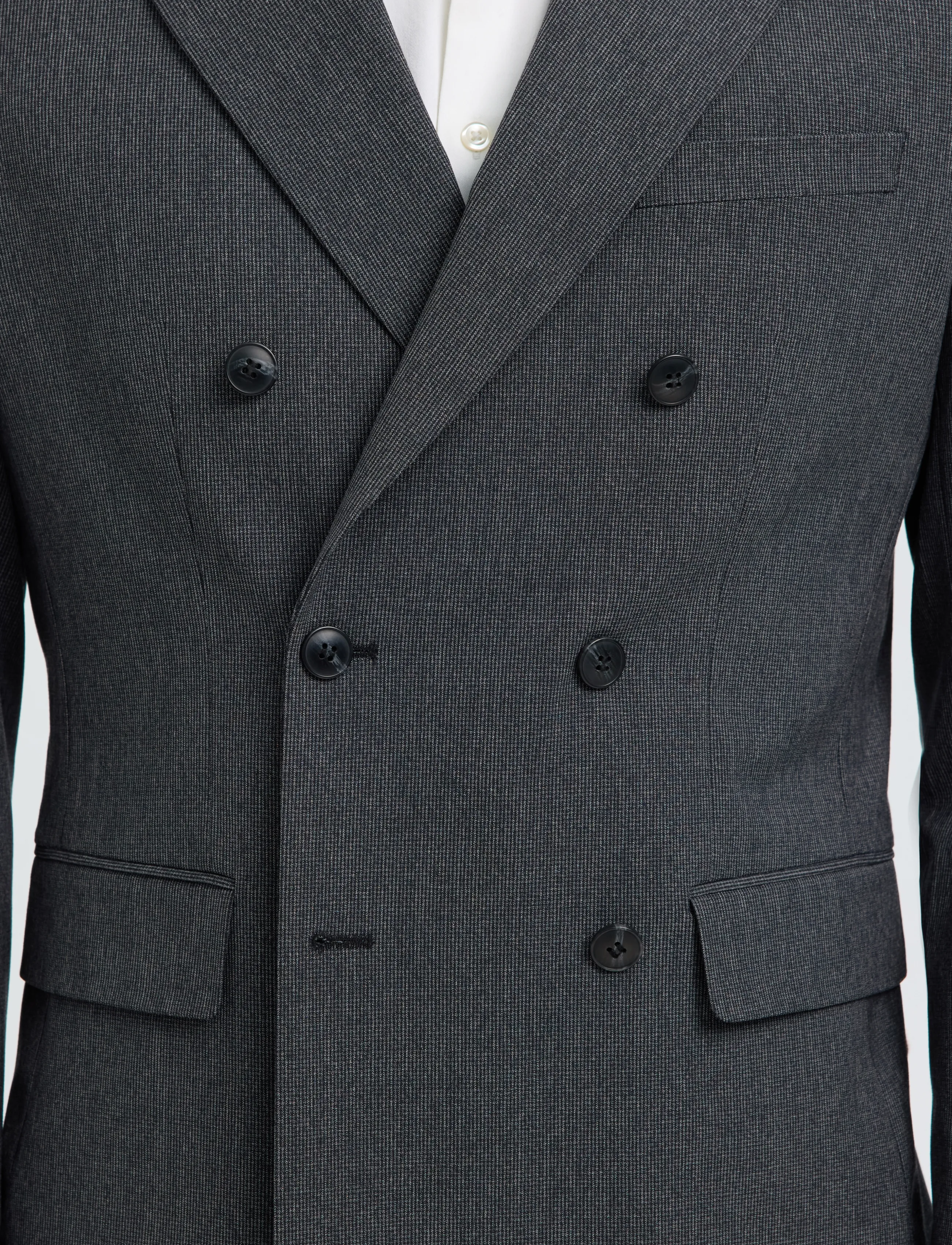 Selected - SLMSLIM-LIAM MINI HOUNDS DB BLZ - double breasted blazers - charcoal gray - 5