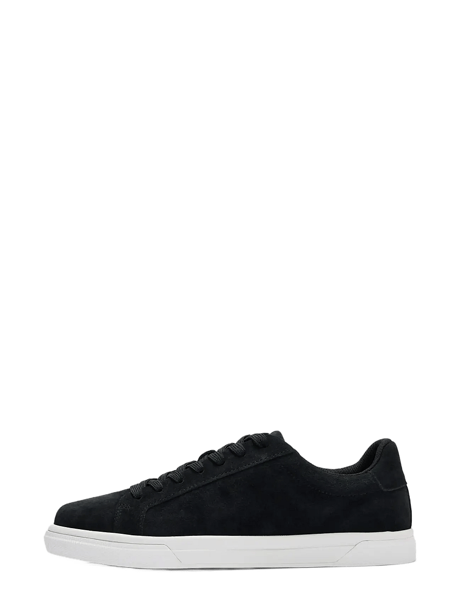 Selected - SLHEVAN SUEDE SNEAKER 2.0 NOOS - lave sneakers - black - 0
