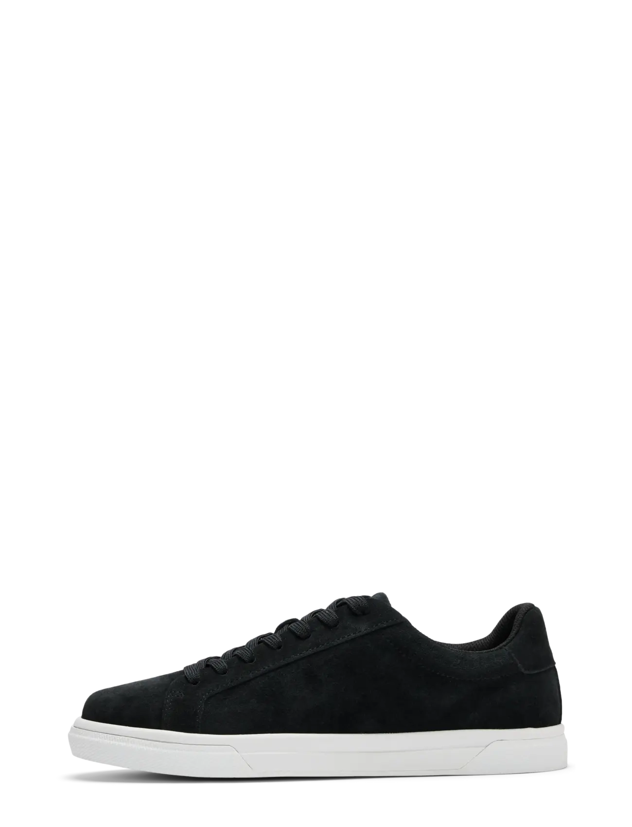 Selected - SLHEVAN SUEDE SNEAKER 2.0 NOOS - lave sneakers - black - 1