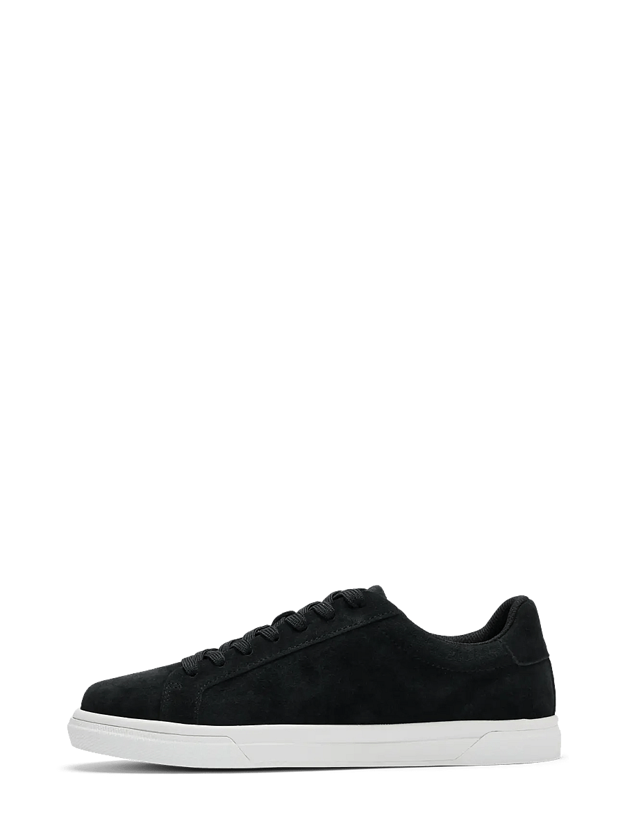 Selected - SLHEVAN SUEDE SNEAKER 2.0 NOOS - lave sneakers - black - 1