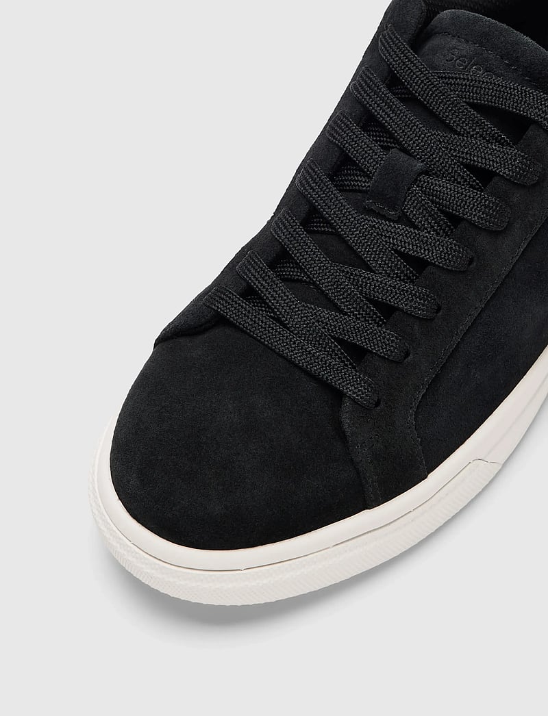 Selected - SLHEVAN SUEDE SNEAKER 2.0 NOOS - niedriger schnitt - black - 2