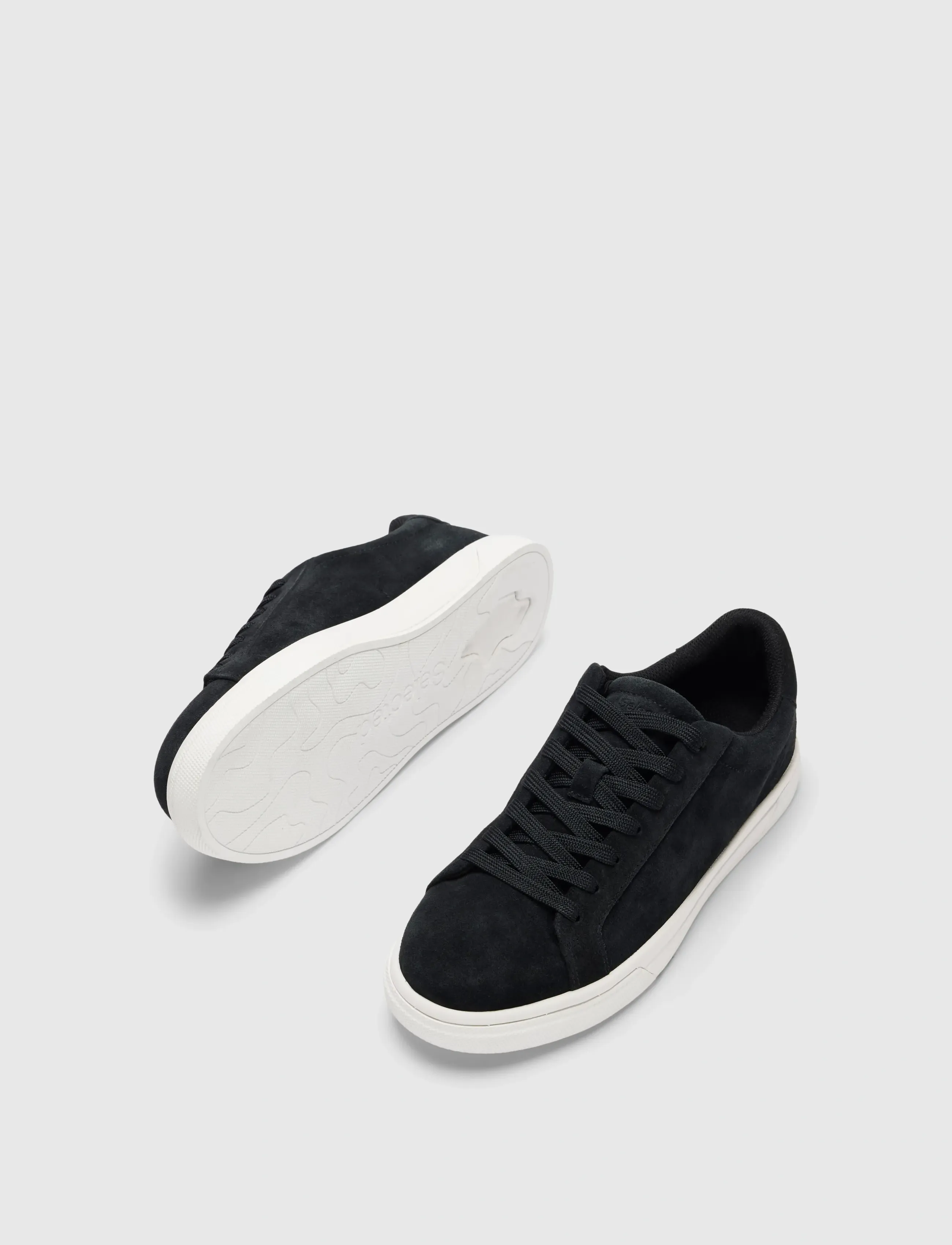 Selected SLHEVAN SUEDE SNEAKER 2.0 NOOS - Streetstyle - BLACK / black