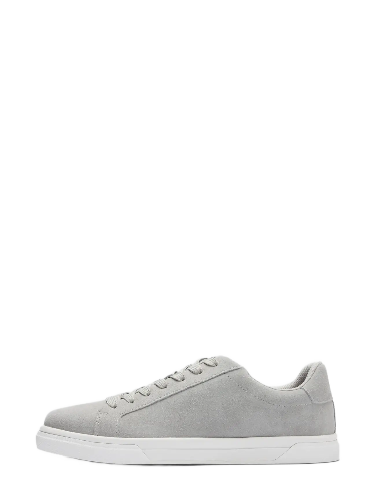 Selected Slhevan Suede Sneaker 2.0 Noos, Mænd, Ruskind Sneakers, Grå, Str: 41