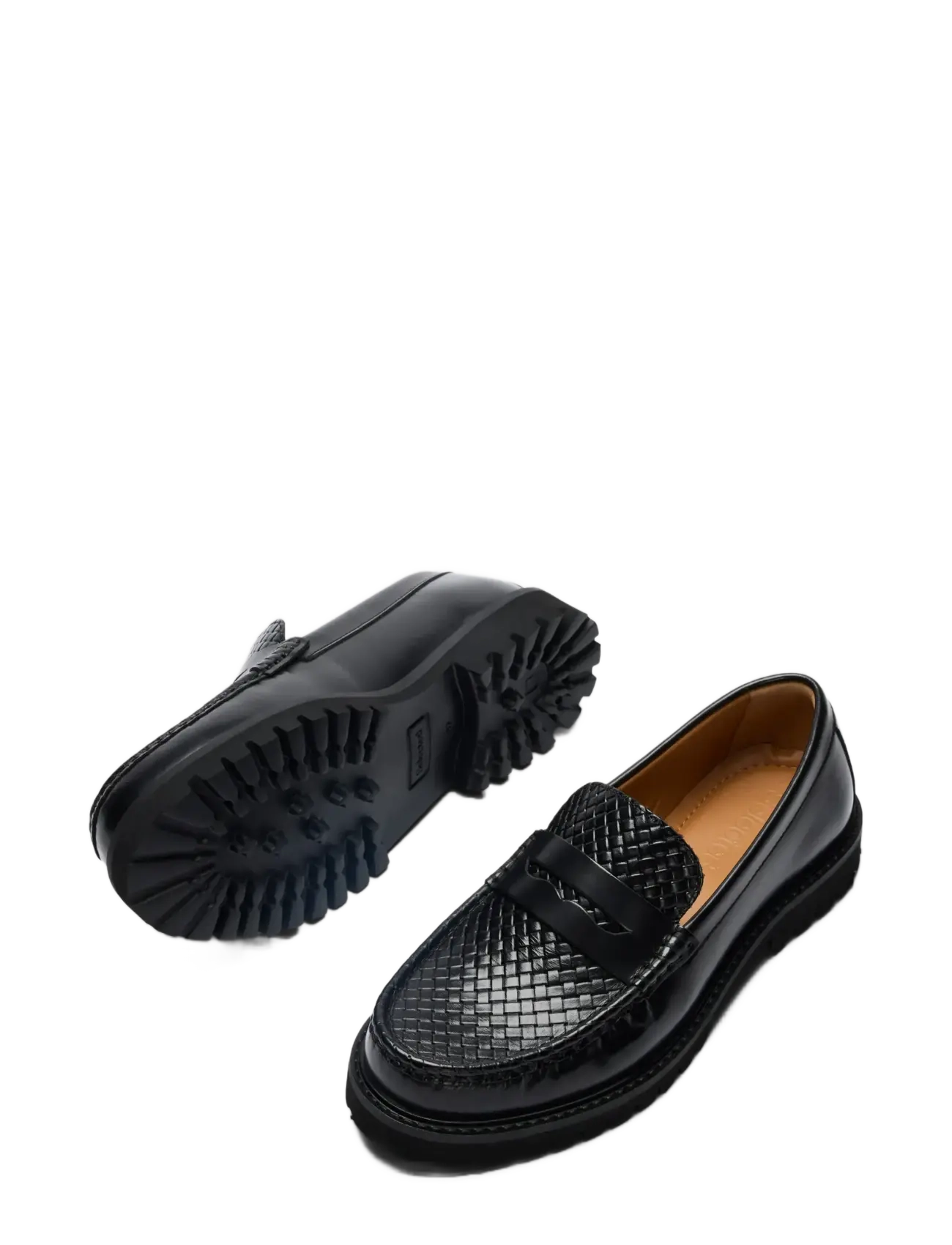 Selected - SLMHUGO LEATHER DETAIL PENNY LOAFER - shop efter anledning - black - 2