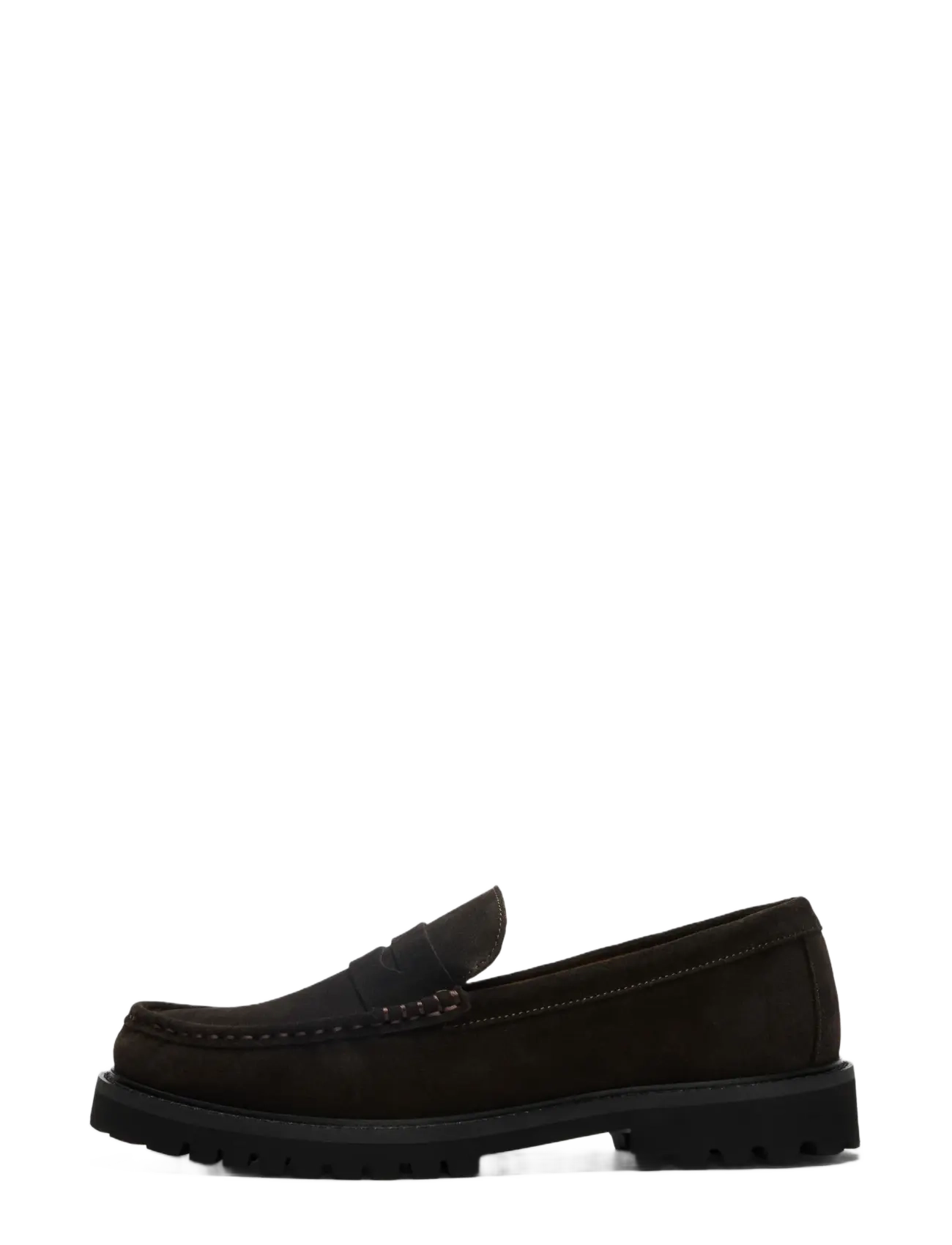 Selected Slmhugo Suede Penny Loafer, 44, Schuhe, Braun - Loafers, Männerswear
