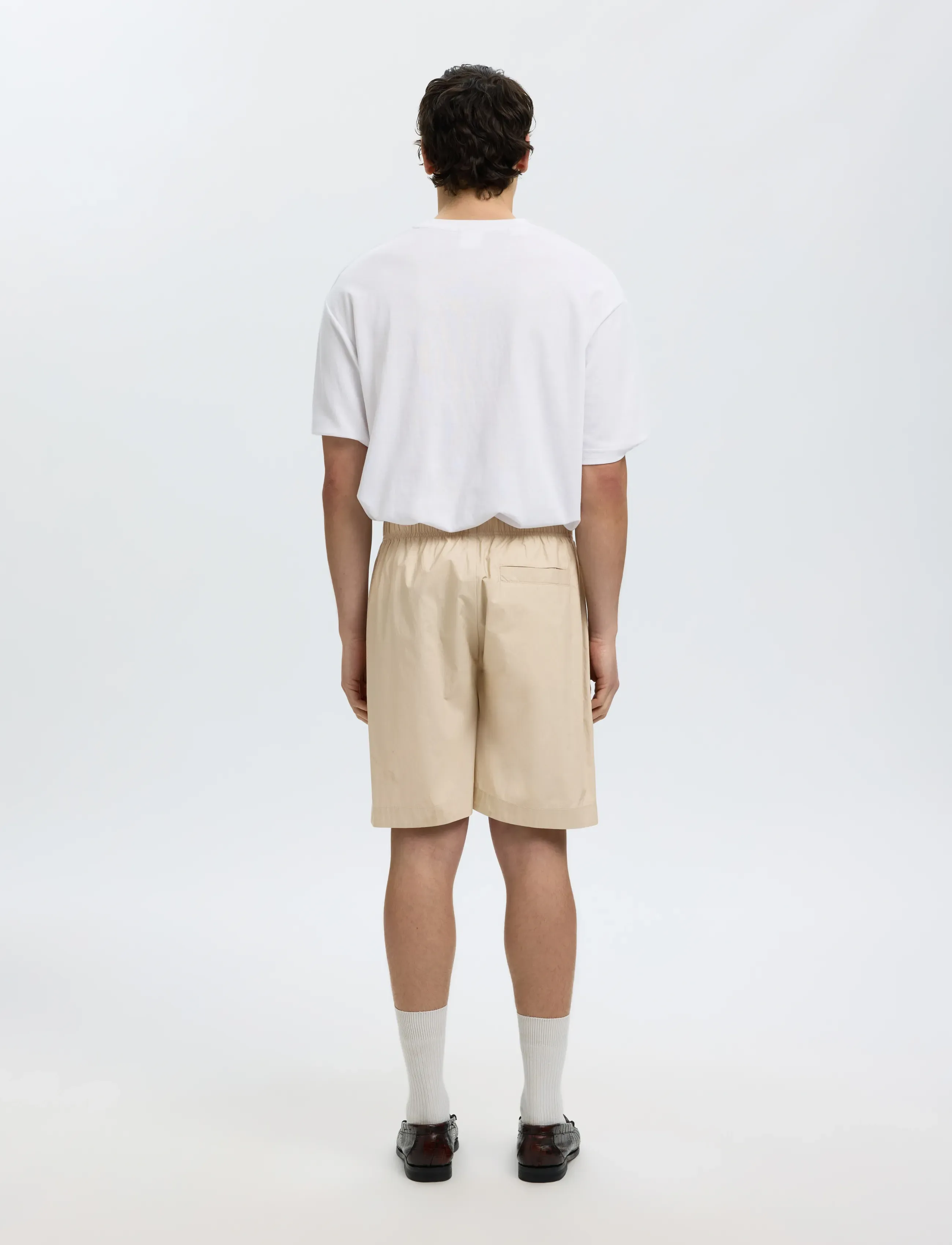 Selected - SLMLOOSE MALTHE SHORTS - casual shorts - pure cashmere - 2