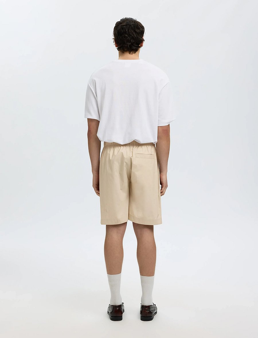 Selected - SLMLOOSE MALTHE SHORTS - freizeitshorts - pure cashmere - 2