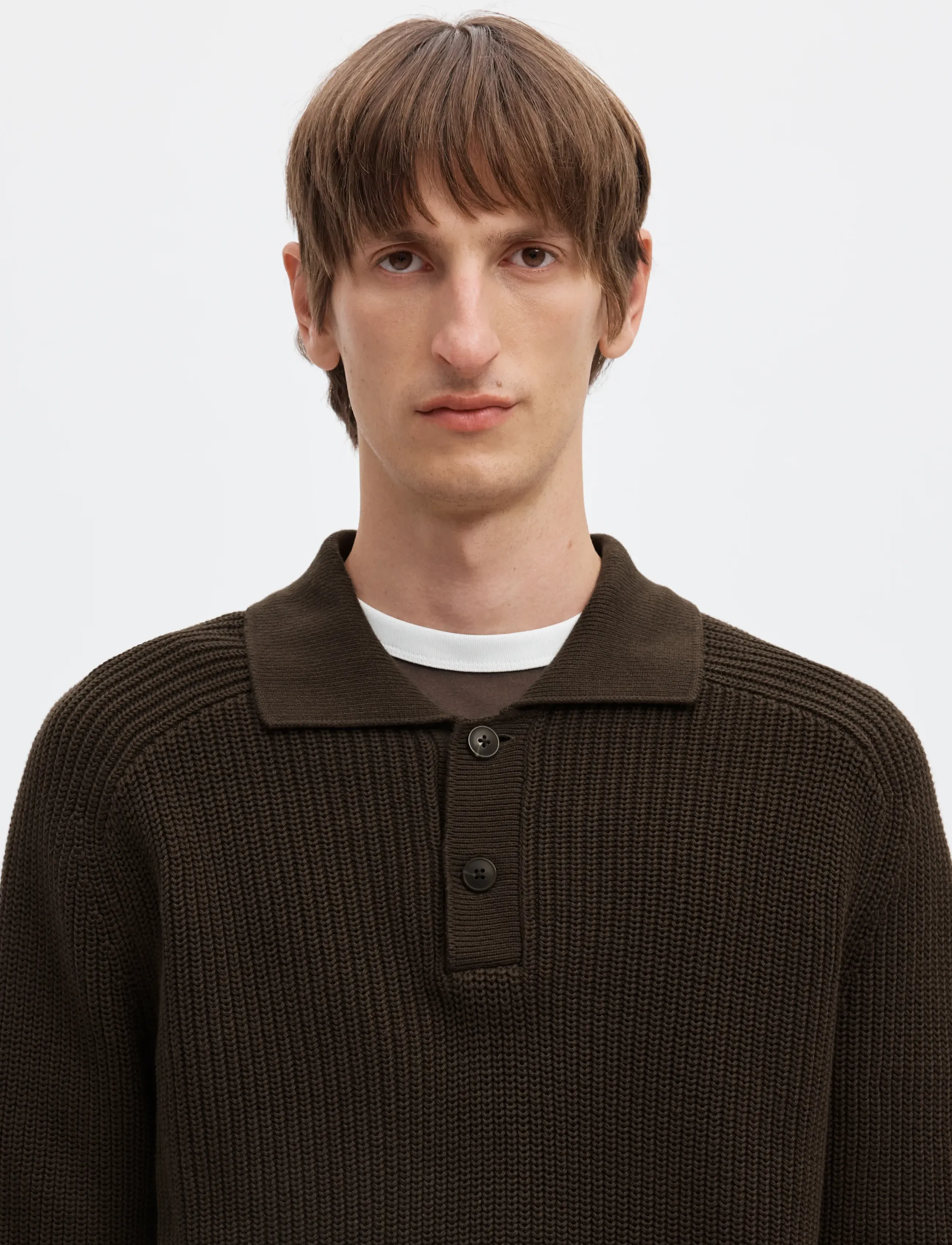 Selected - SLMPIM LS KNIT POLO CAMP - pikkade varrukatega kootud polod - delicioso - 4