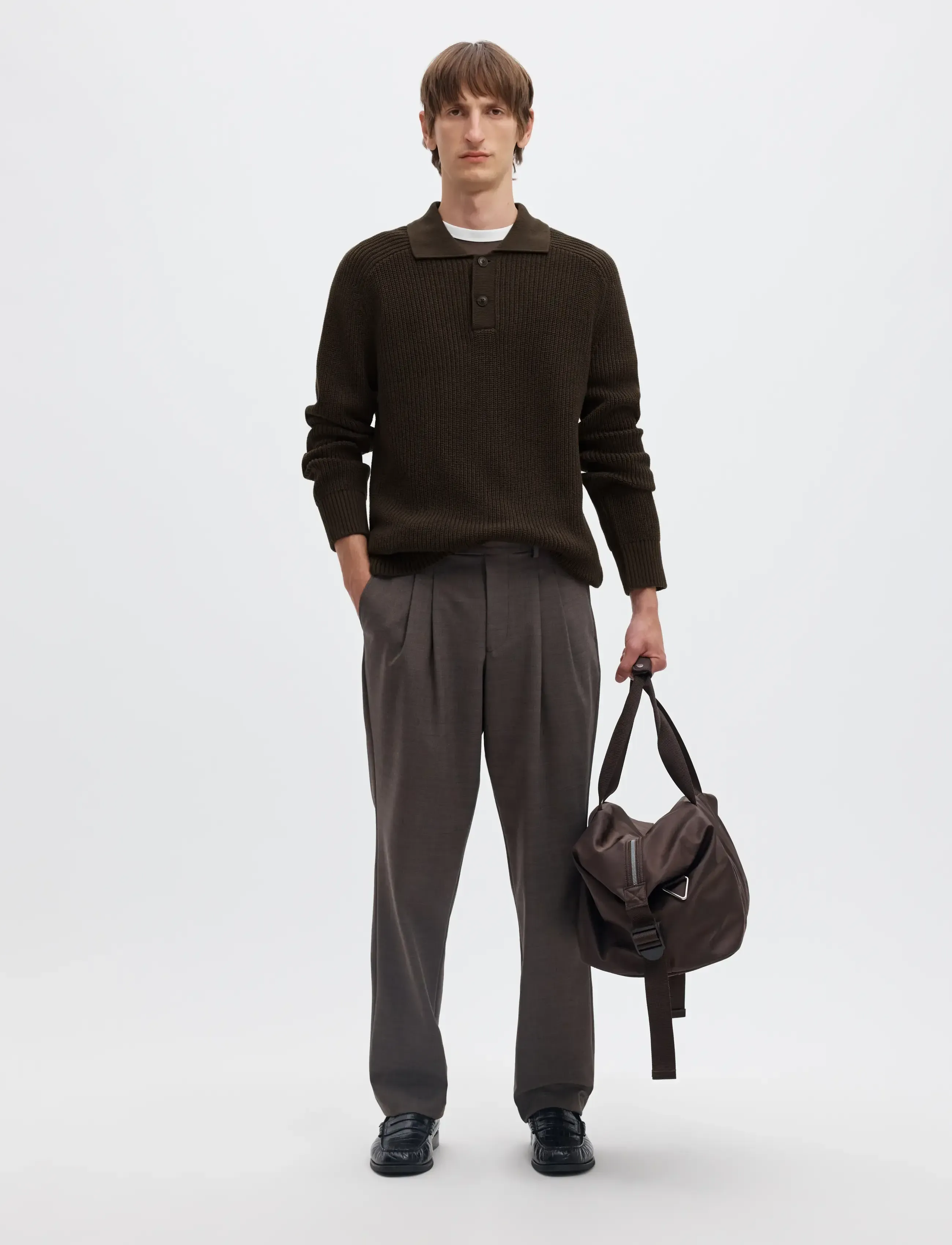 Selected - SLMPIM LS KNIT POLO CAMP - pikkade varrukatega kootud polod - delicioso - 5
