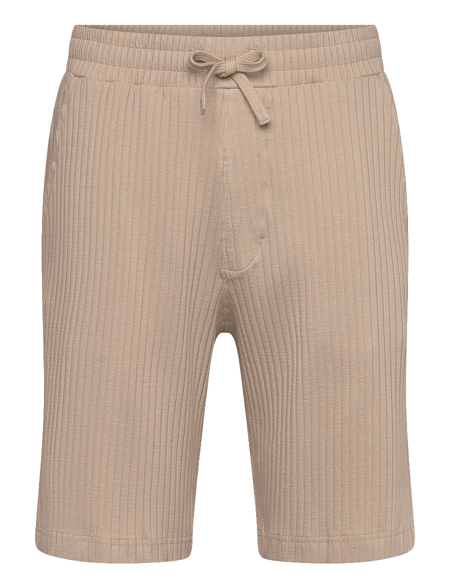 Selected - SLMRELAXSIMON RIBBED SHORTS - sweatshorts - pure cashmere - 0