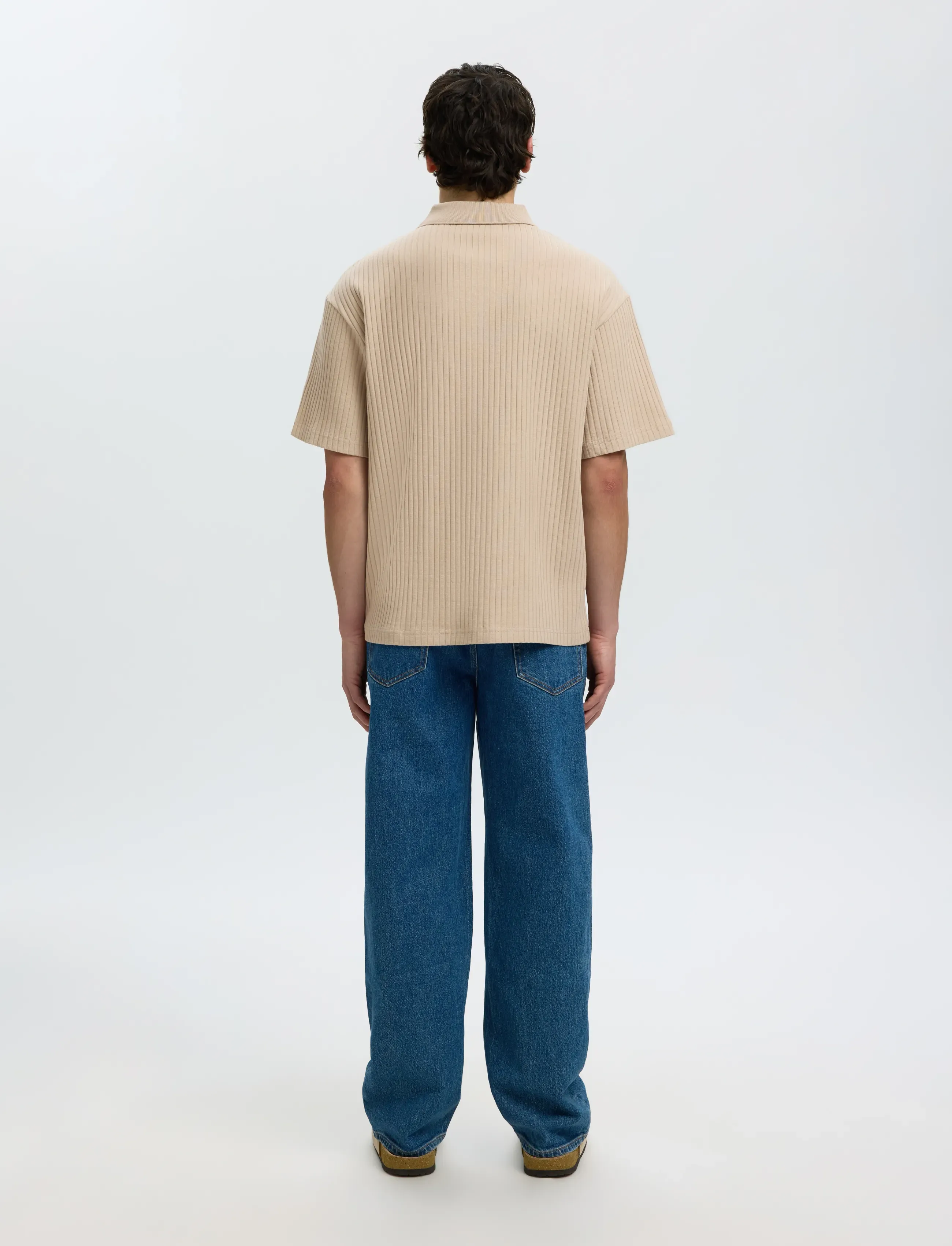 Slmrelaxsimon Ribbed Ss Polo 2