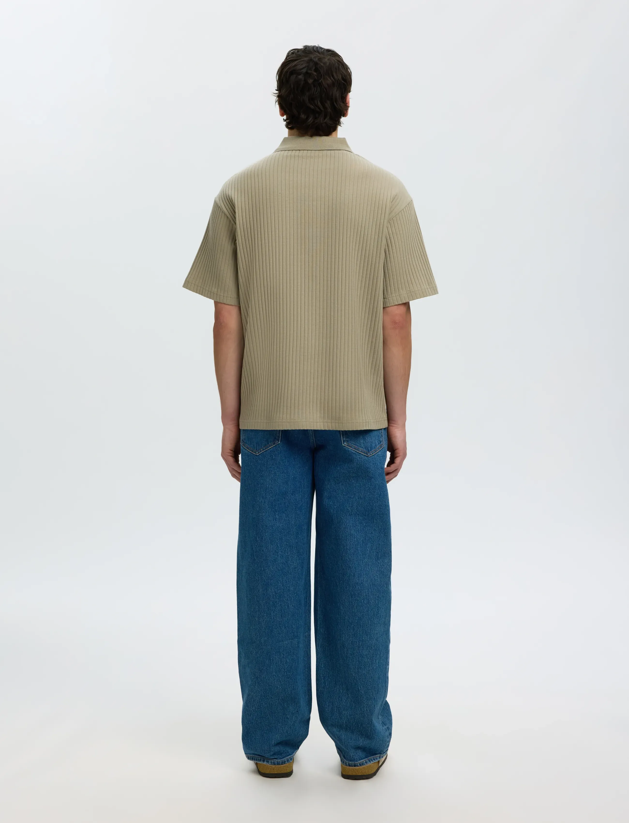 Slmrelaxsimon Ribbed Ss Polo 2