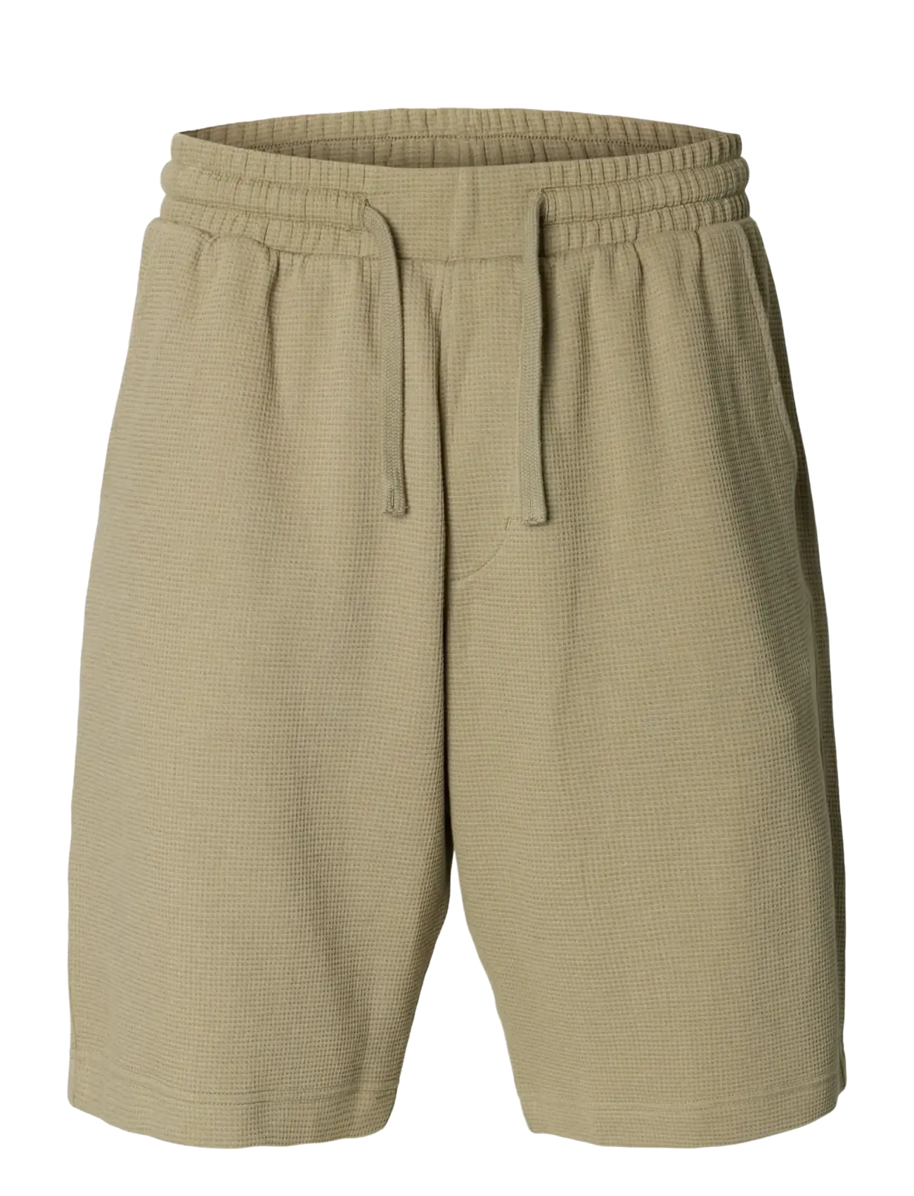 SELECTED Slmrelaxsonny Waffle Shorts Khaki - XL - Herren