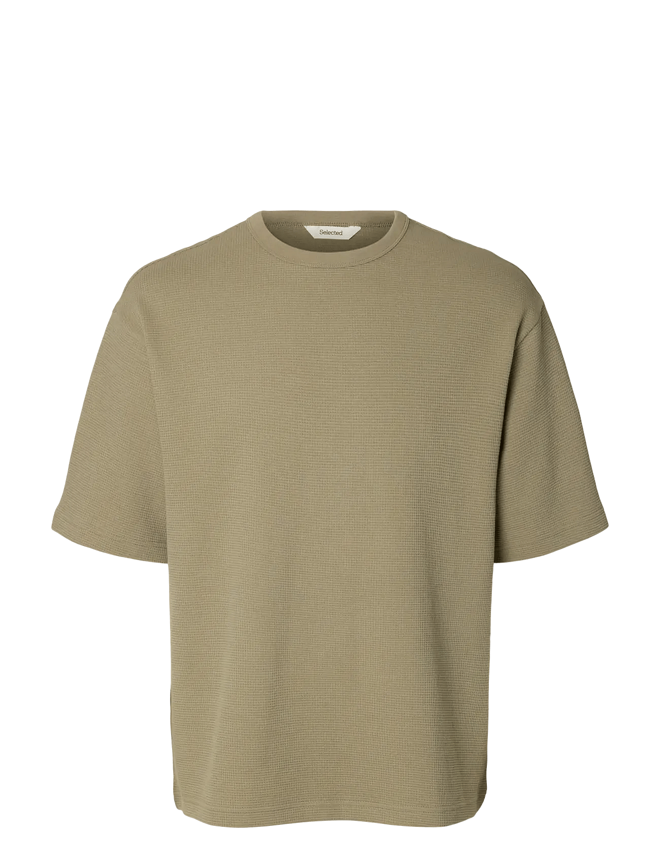 Selected | Slmrelaxsonny Waffle Ss O-Neck Tee | XL