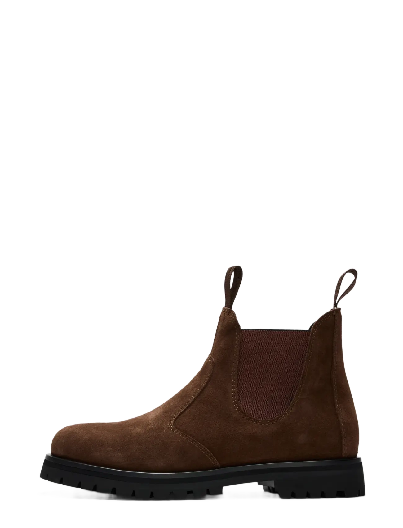 Selected SLMTRAVIS WR SUEDE CHELSEA BOOT - Selected - DEMITASSE / brown