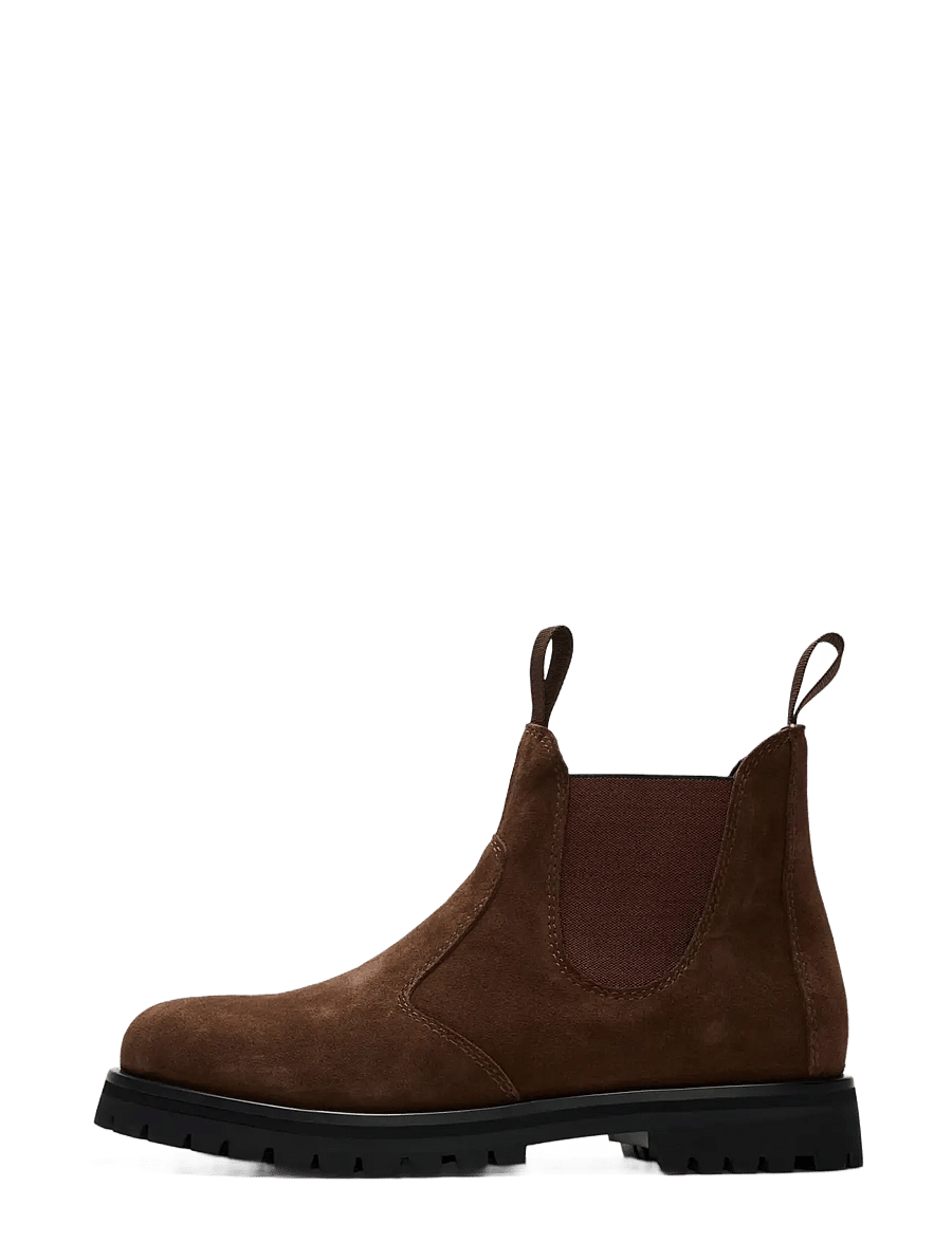 Selected - SLMTRAVIS WR SUEDE CHELSEA BOOT - demitasse - 0