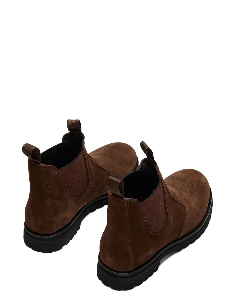 Selected - SLMTRAVIS WR SUEDE CHELSEA BOOT - demitasse - 1