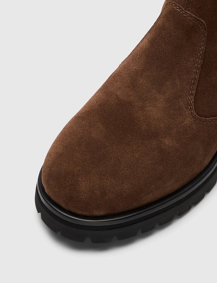 Selected - SLMTRAVIS WR SUEDE CHELSEA BOOT - demitasse - 3
