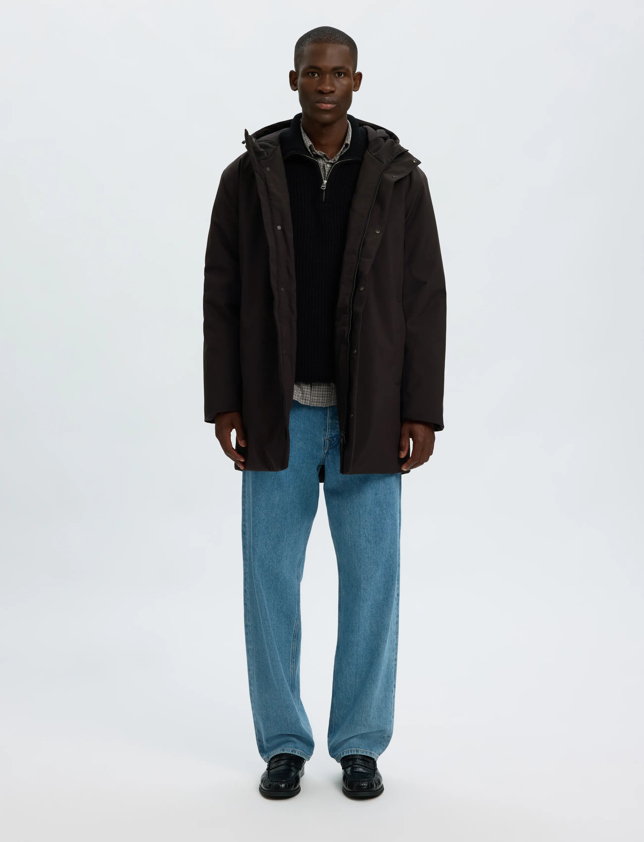Selected SLMFRANKLIN URBAN TECH PARKA 2.0 NOOS - Osta olukorra järgi - BLACK / black