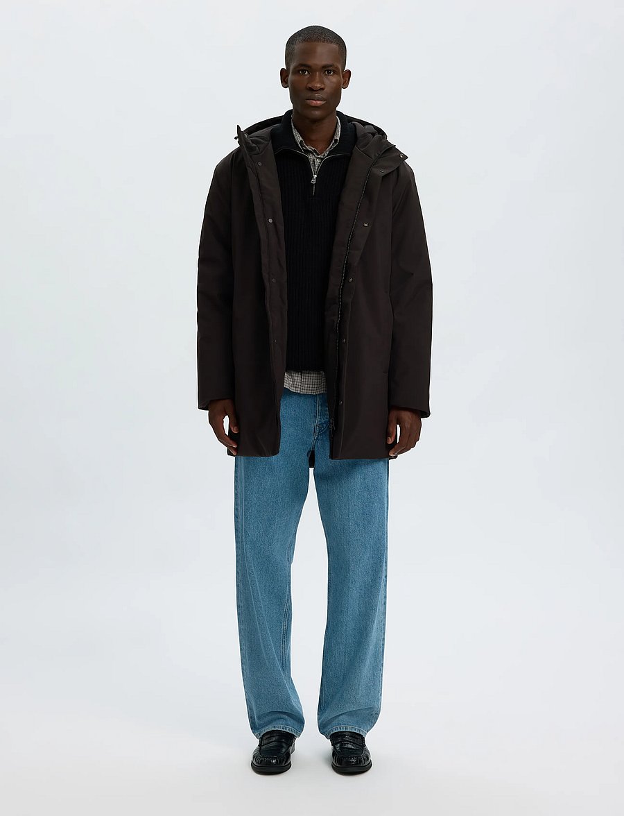 Selected - SLMFRANKLIN URBAN TECH PARKA 2.0 NOOS - black - 0