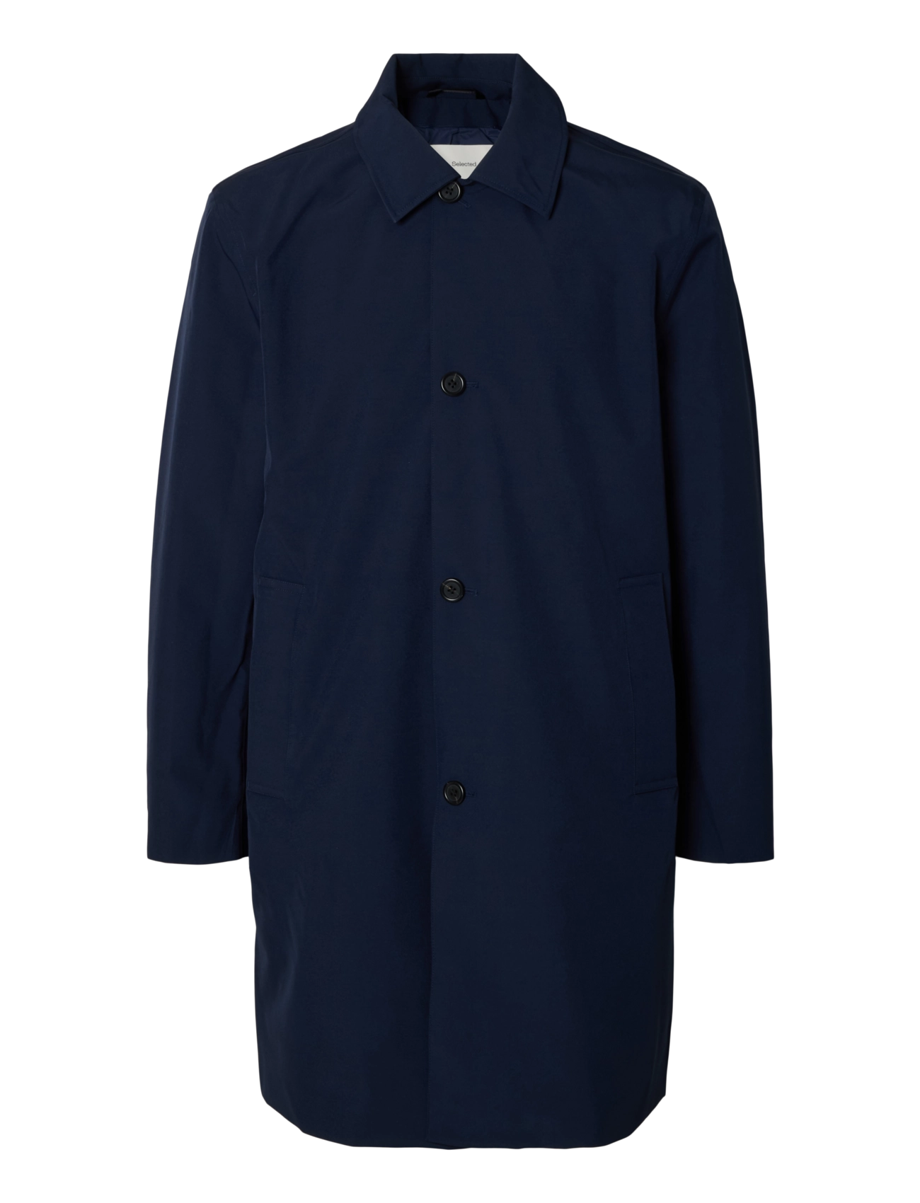 Selected Slmtapio Tech Mac Coat, Mænd, Mac Frakke, Navy, Str: S