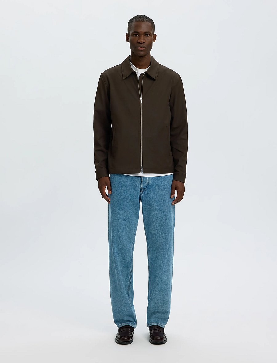 Selected - SLMREGULAR FINN ZIP JACKET NOOS - delicioso - 3
