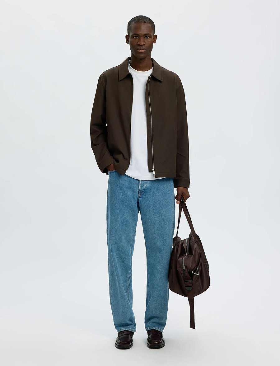 Selected - SLMREGULAR FINN ZIP JACKET NOOS - delicioso - 5
