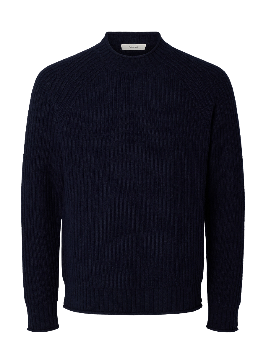Selected - SLMBILLY LS KNIT CREW NECK - rundhals - sky captain - 1