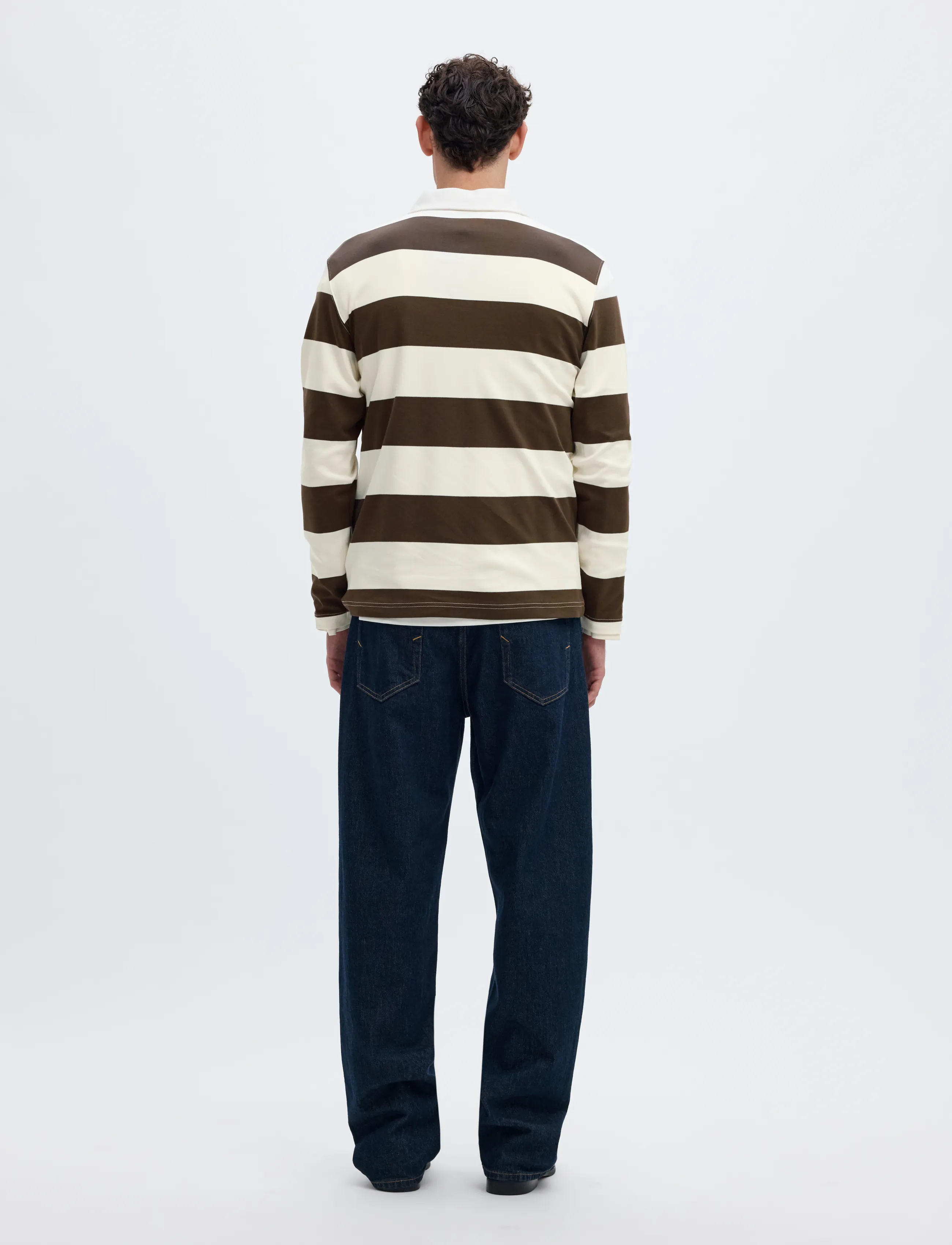 Selected - SLMCASPER LS STRIPE POLO - delicioso - 2
