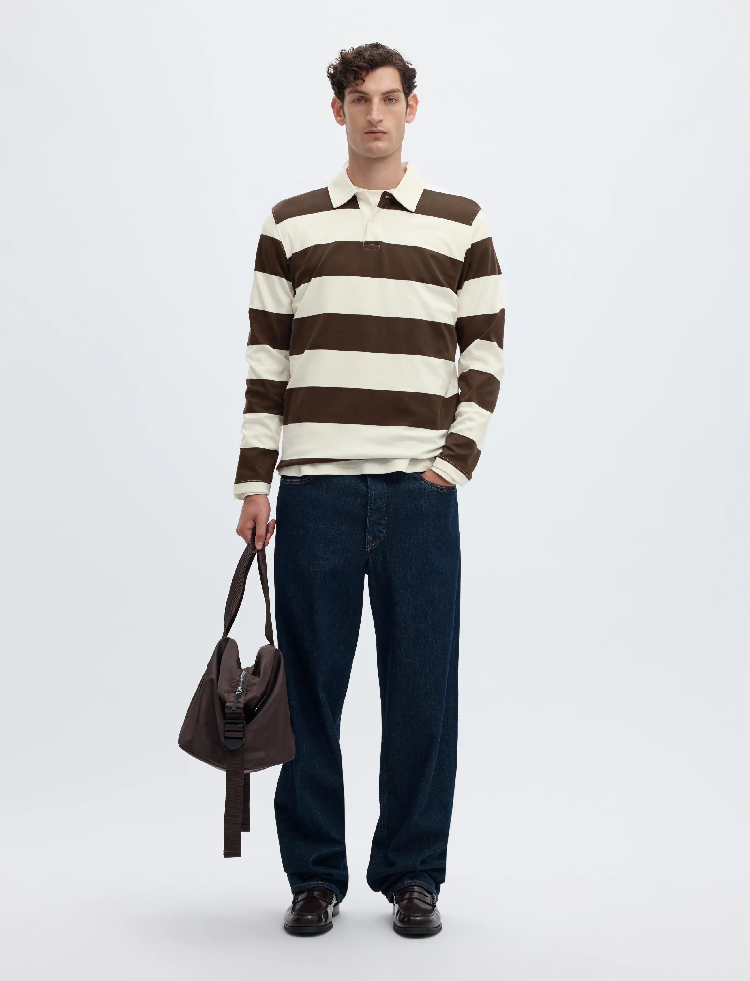 Selected - SLMCASPER LS STRIPE POLO - delicioso - 5