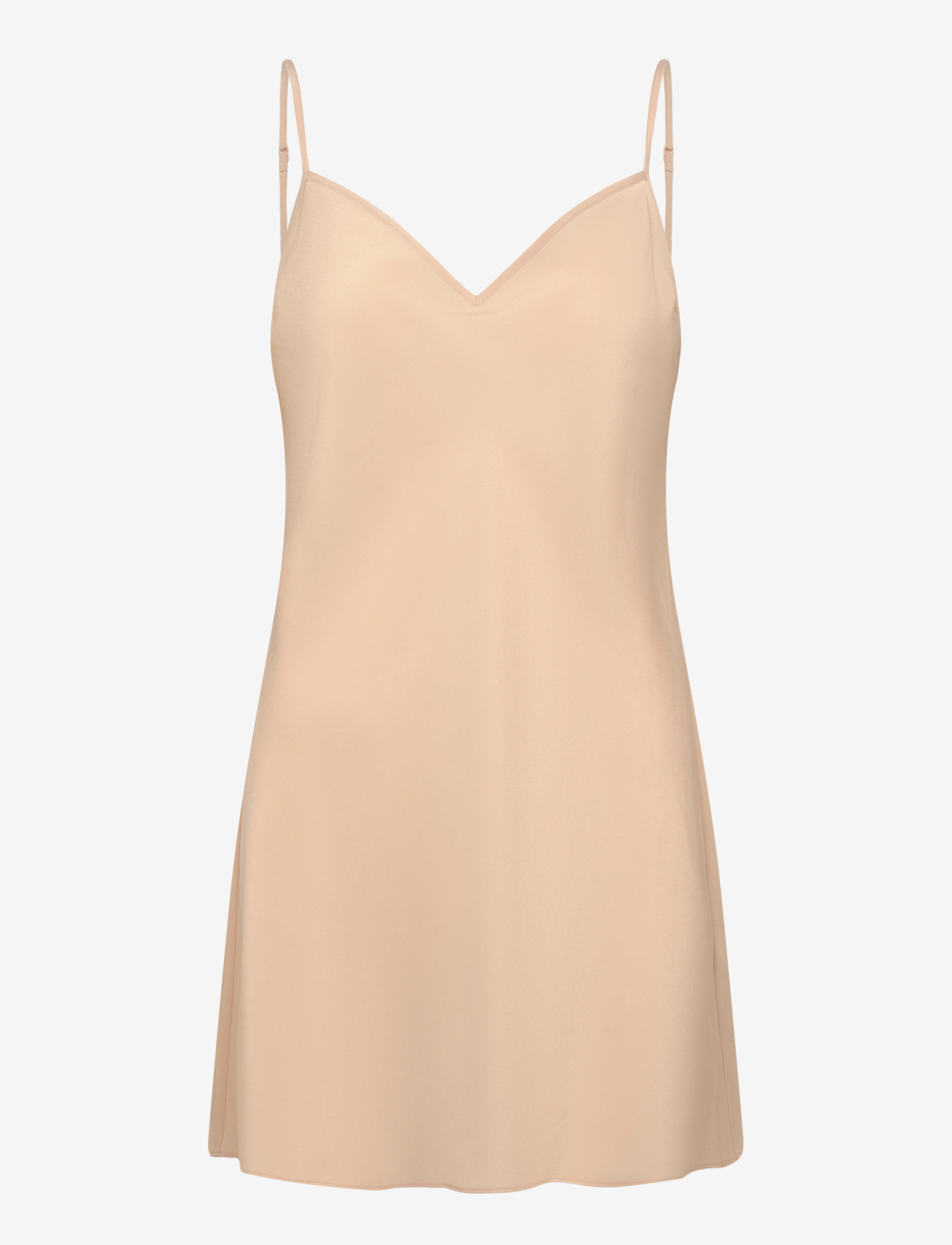 Self Portrait - Tan pleated georgette Mini Dress - korte kjoler - beige - 2