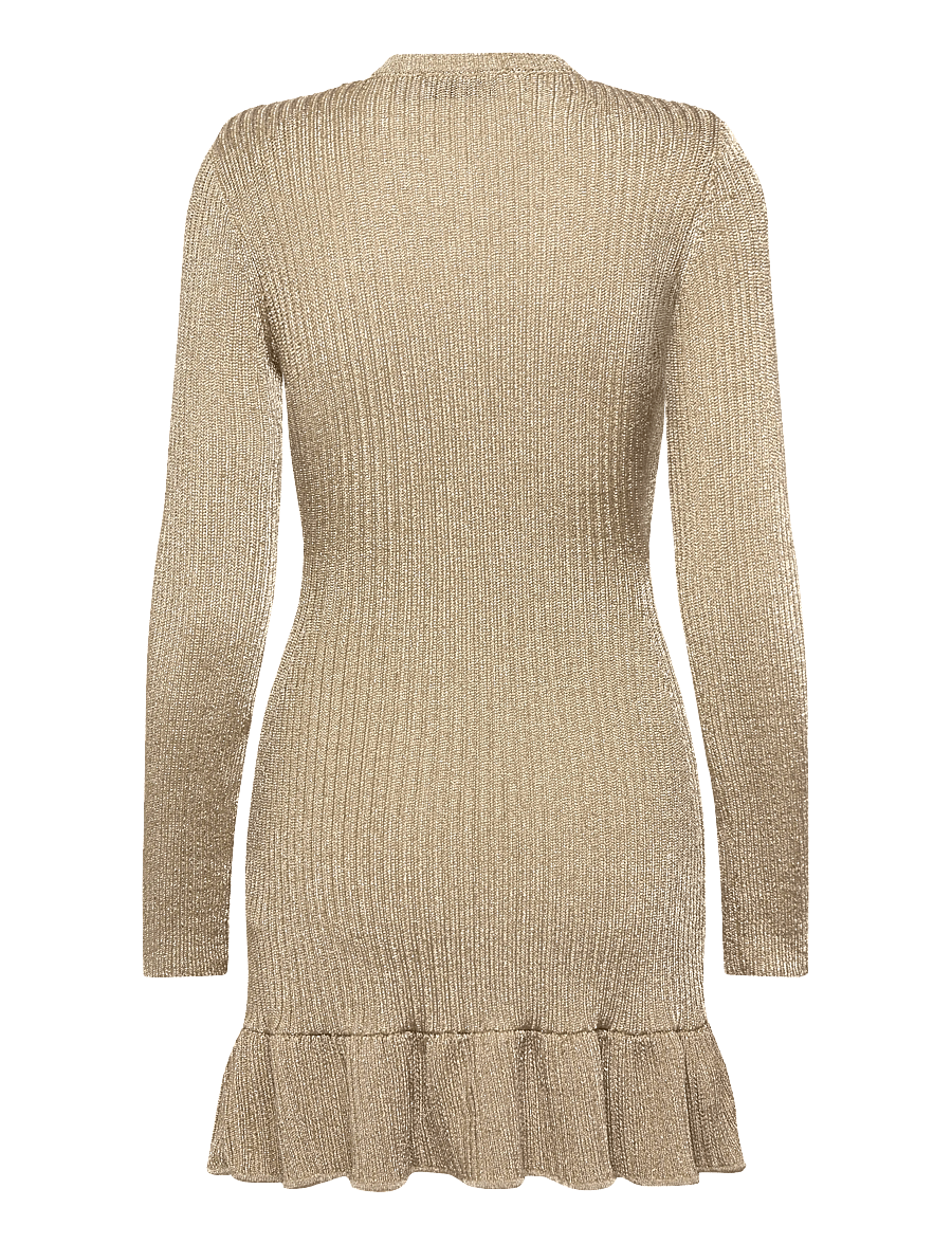 self portrait lurex knit mini dress Self-Portrait Lurex Short Dress