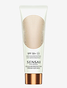Silky Bronze Cellular Protective Cream For Face SPF50+, SENSAI