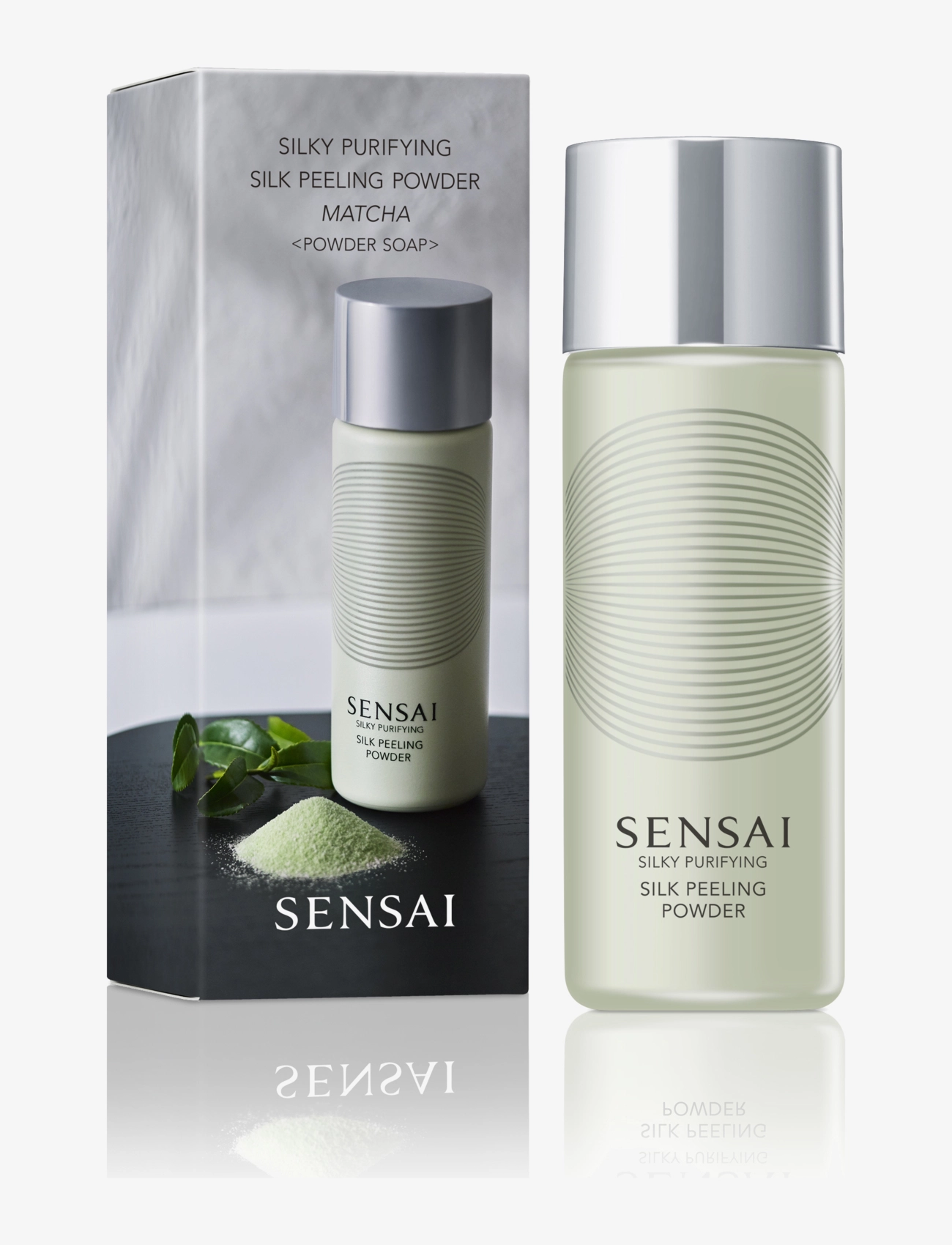 SENSAI - Silky Purifying Silk Peeling Powder Matcha - eksfolierende tonere - clear - 1