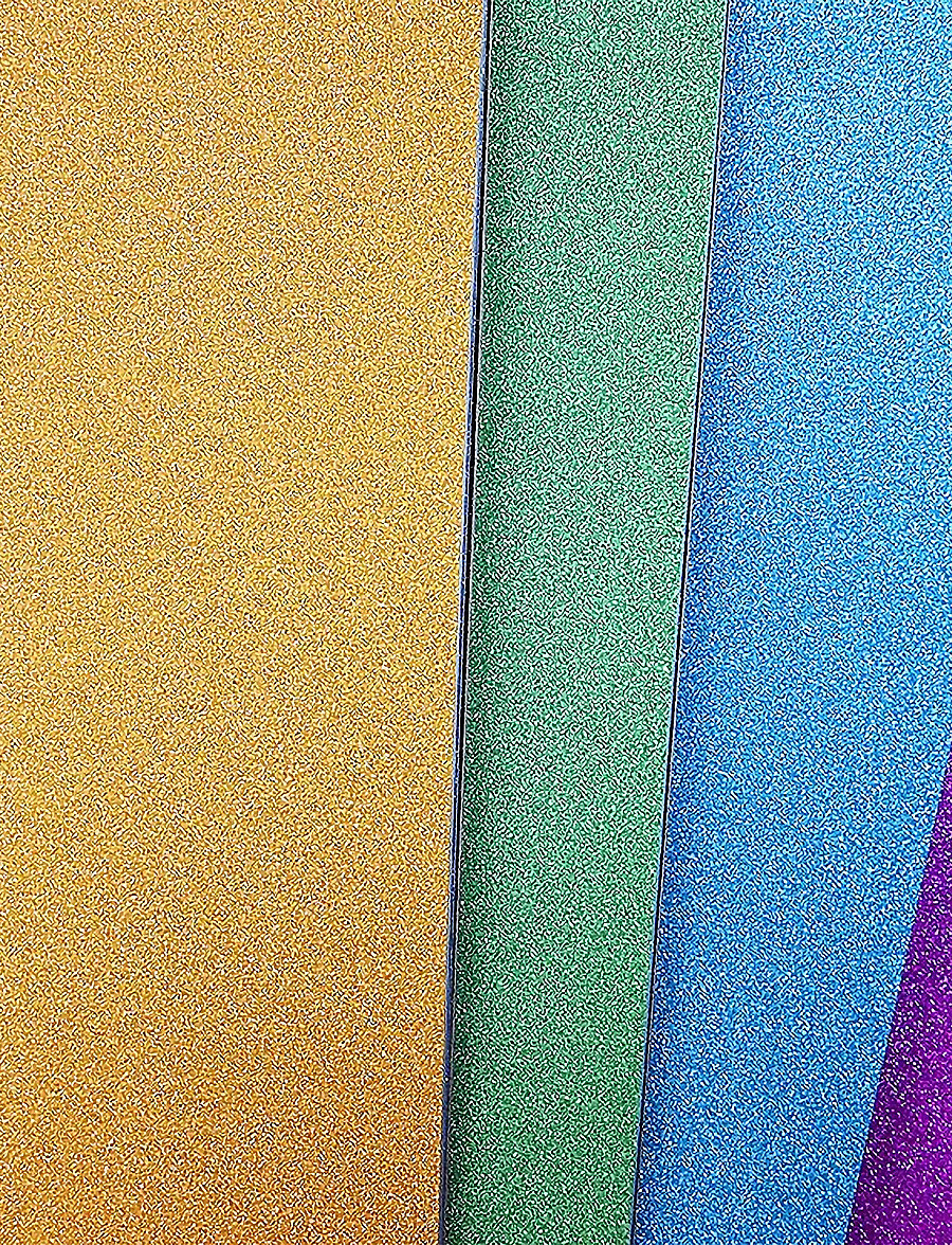 Sense - GLITTERPAPPER FSC® A4 - målar- & pysselböcker - red - 0