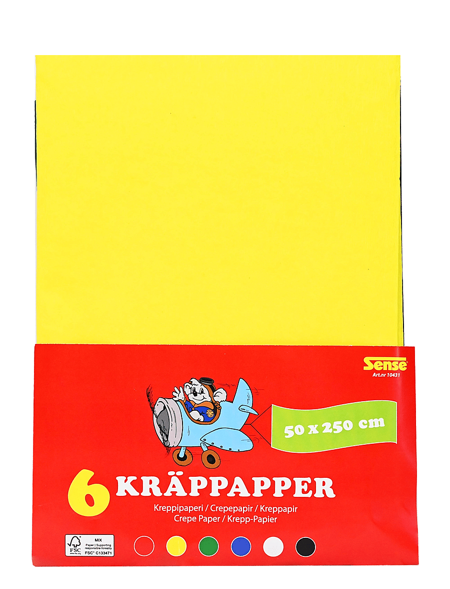 Sense - KRÄPPAPPER FSC® A4 - mal- & bastelbücher - red - 0