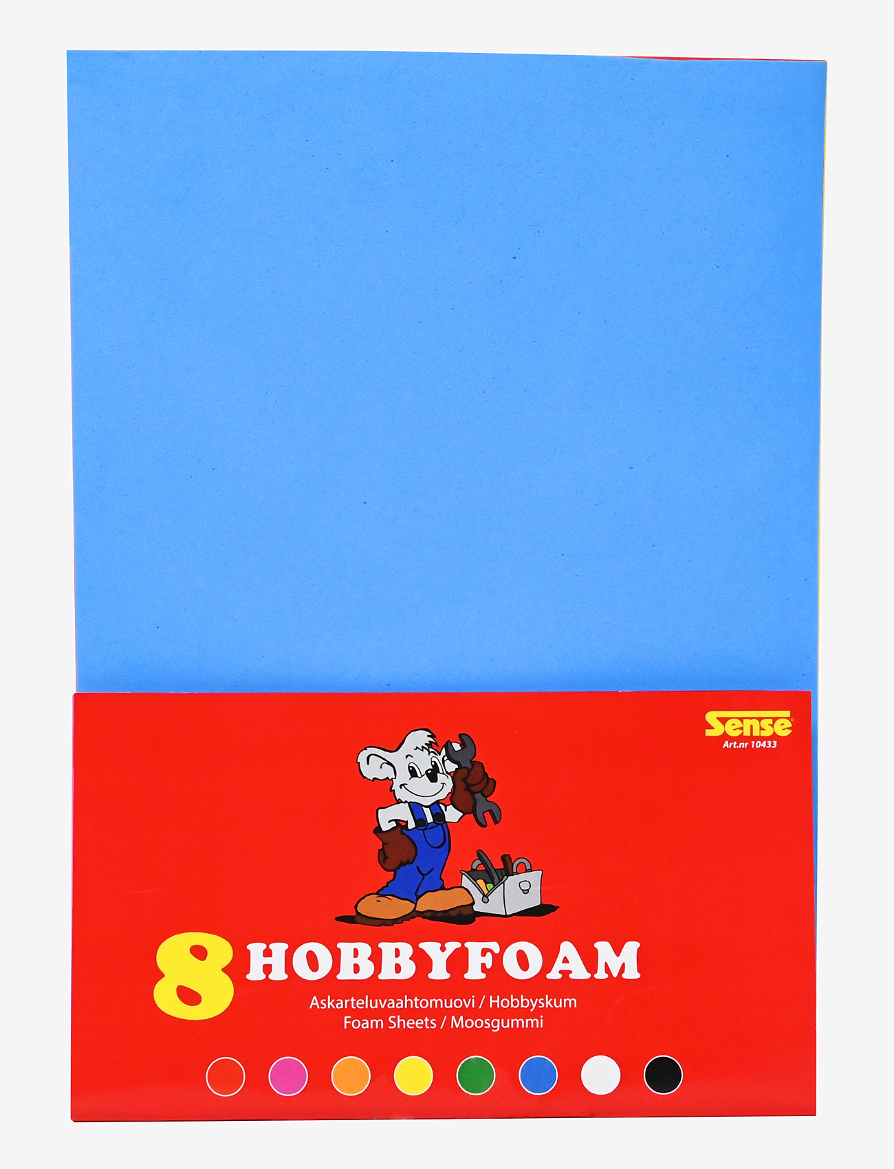 Sense - HOBBYFOAM A4 - male- & kreabøger - red - 0